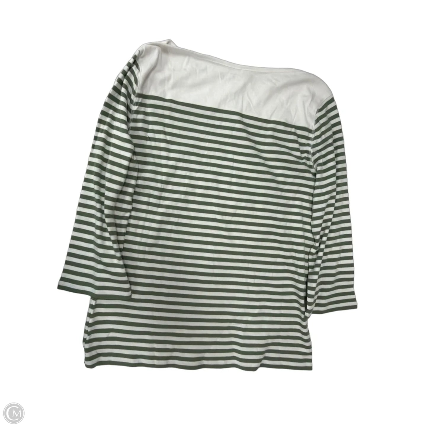Top Long Sleeve By Clothes Mentor In Striped Pattern, Size: 1x