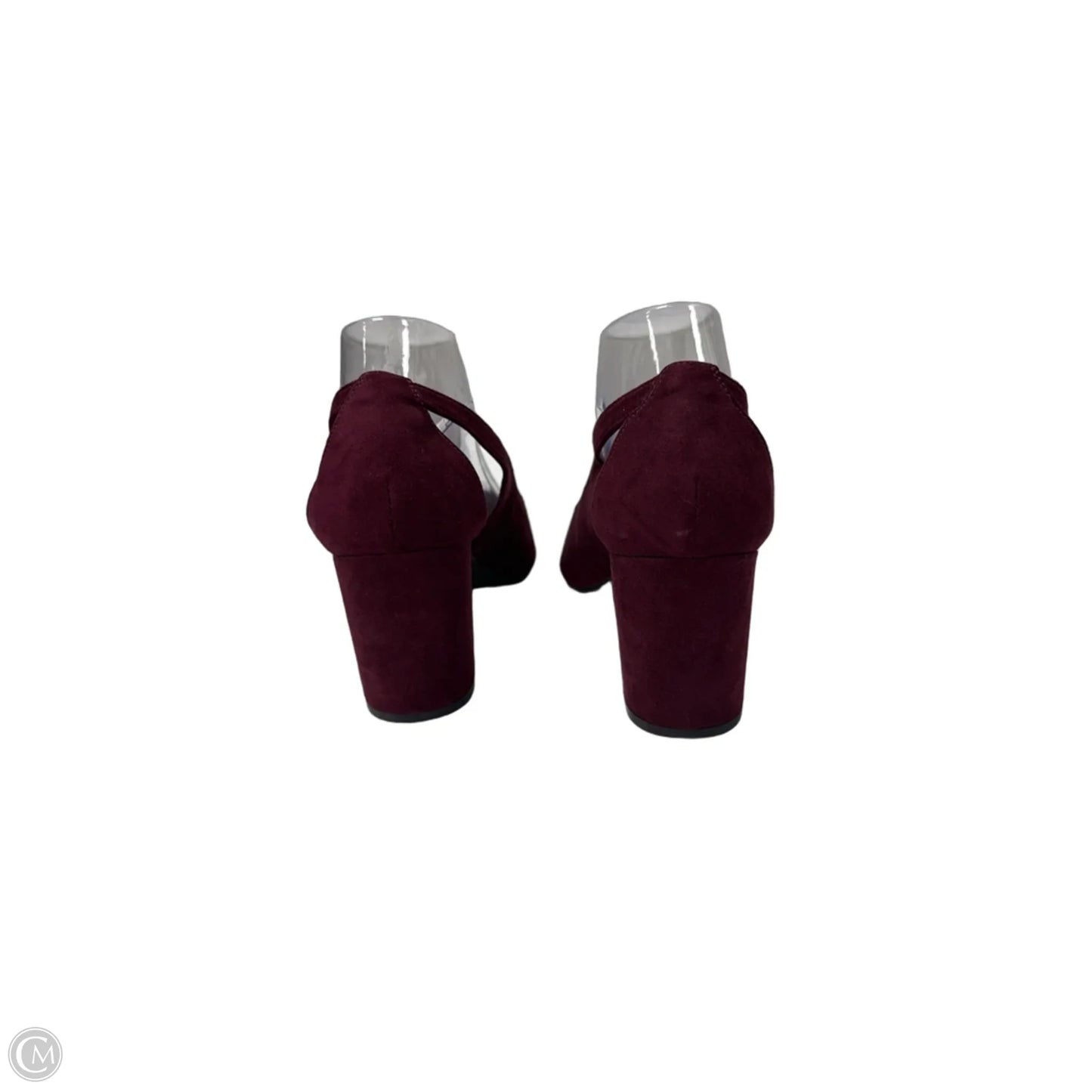 Shoes Heels Block By Torrid In Maroon, Size: 8.5