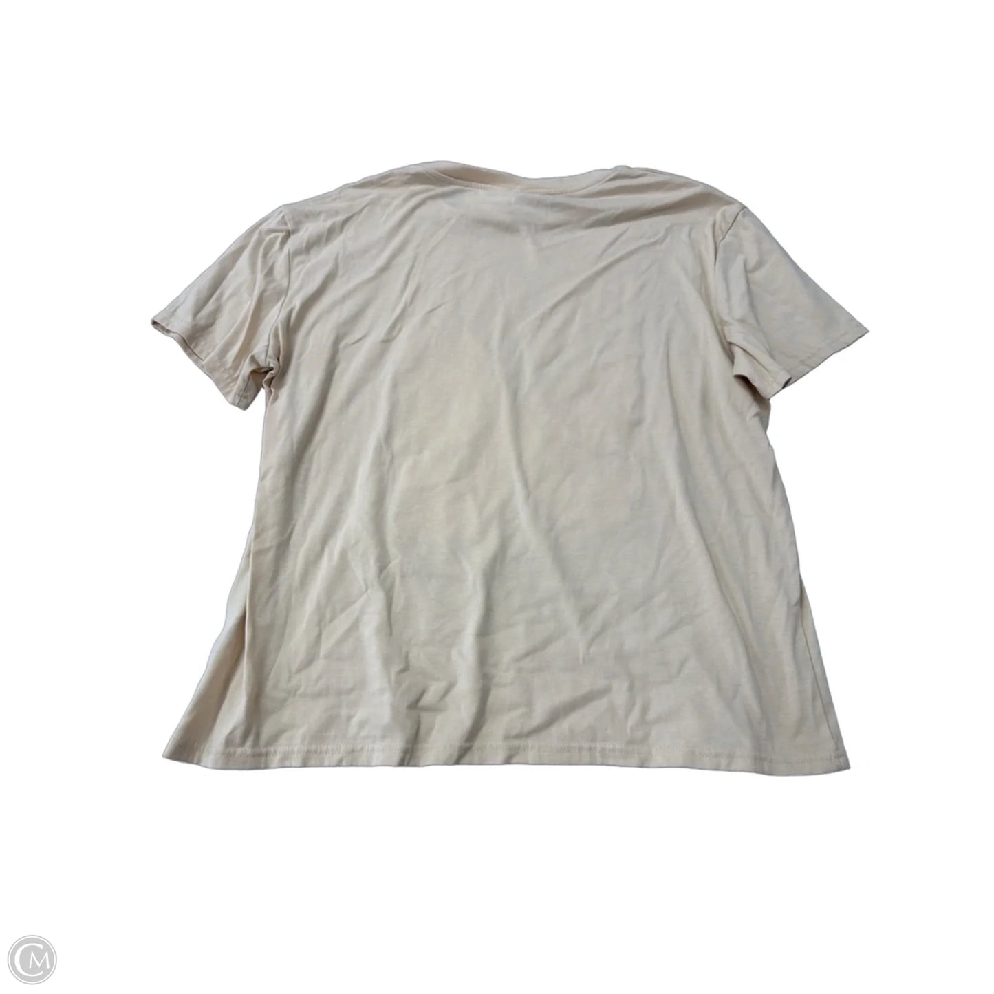 Top Short Sleeve By Clothes Mentor In Yellow, Size: Xl
