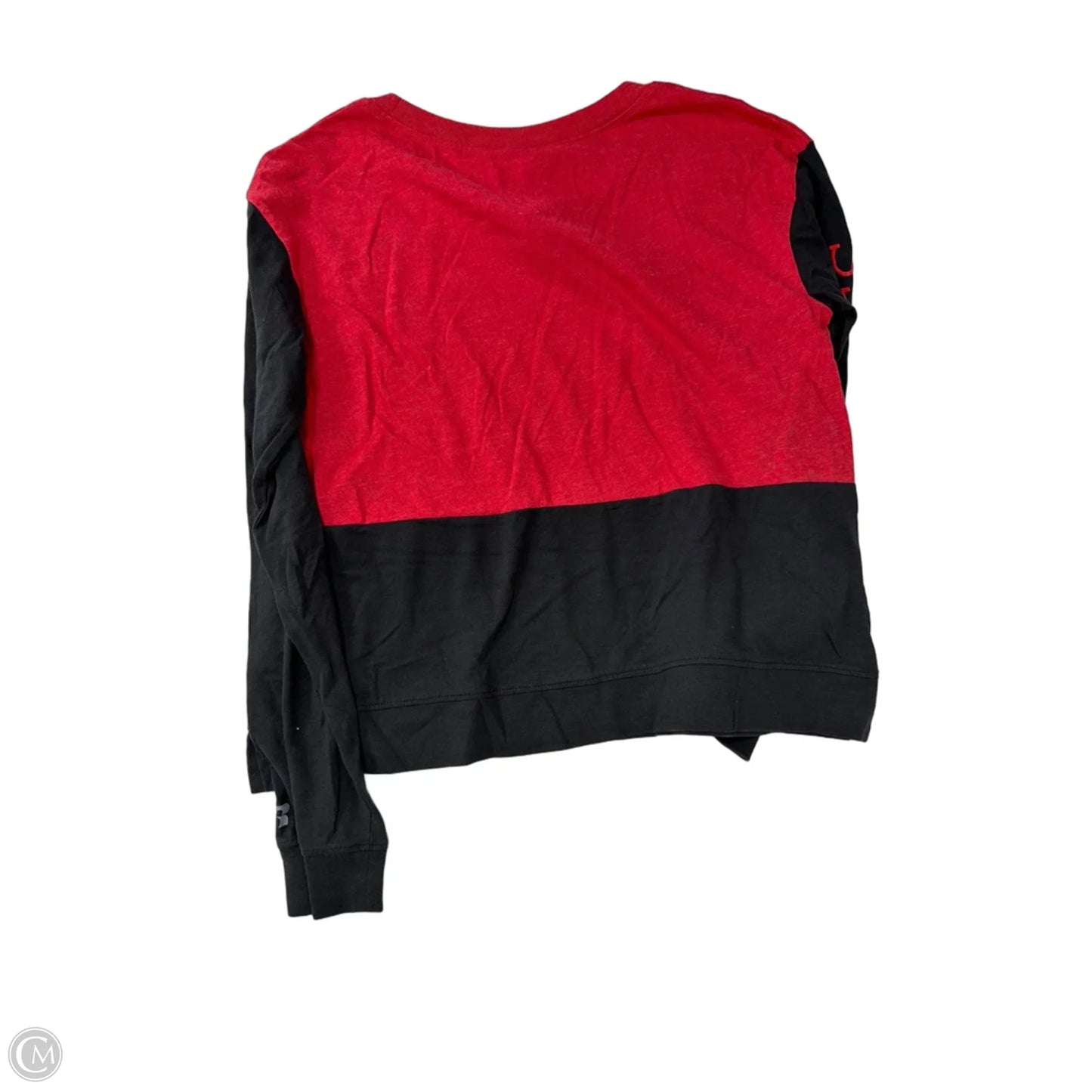 Top Long Sleeve By Clothes Mentor In Black & Red, Size: M