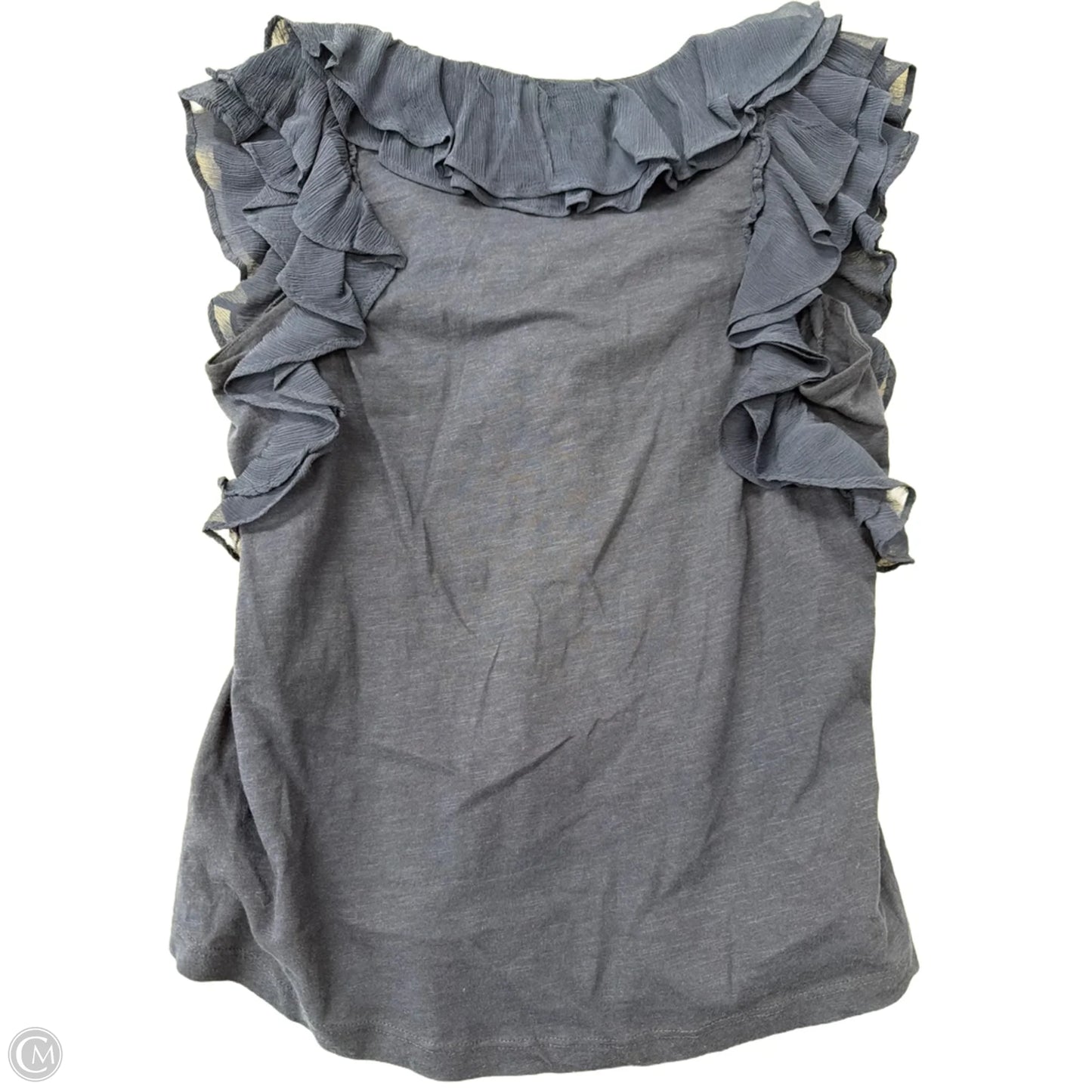 Top Sleeveless By Anthropologie In Navy, Size: S