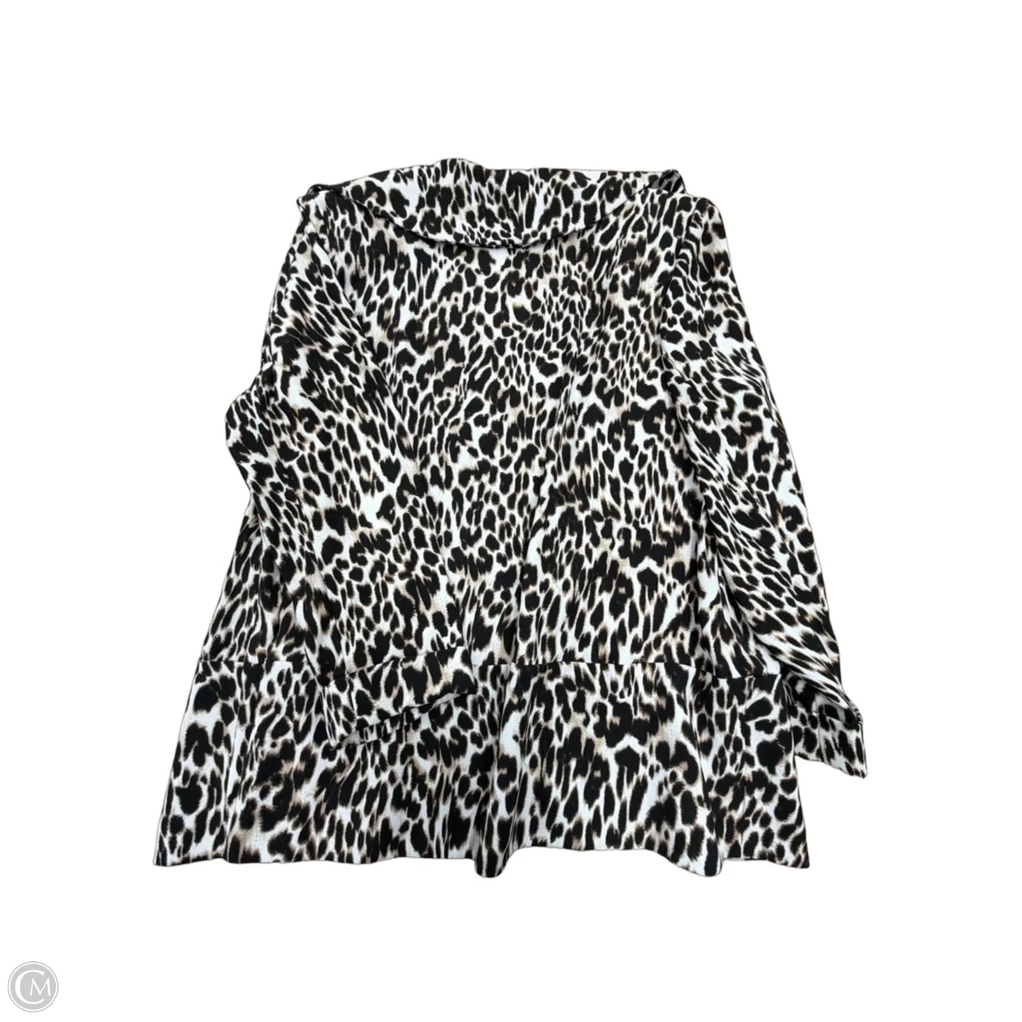 Blazer By Calvin Klein In Animal Print, Size: 2x