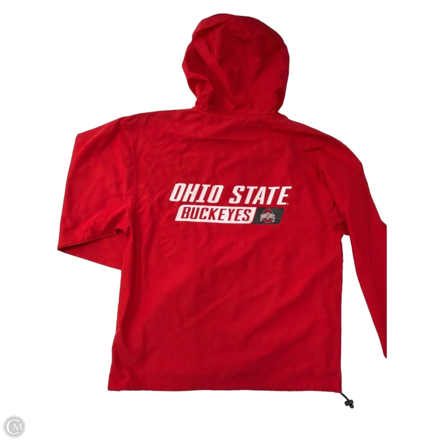 Athletic Top Long Sleeve Hoodie By Champion In Red, Size: S