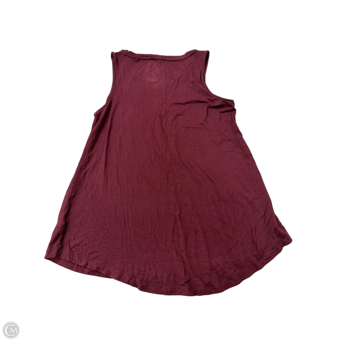 Tank Top By Nine West Apparel In Maroon, Size: S