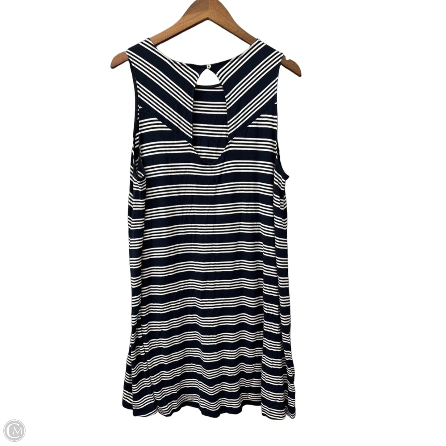 Dress Casual Short By Loft In Striped Pattern, Size: Xl