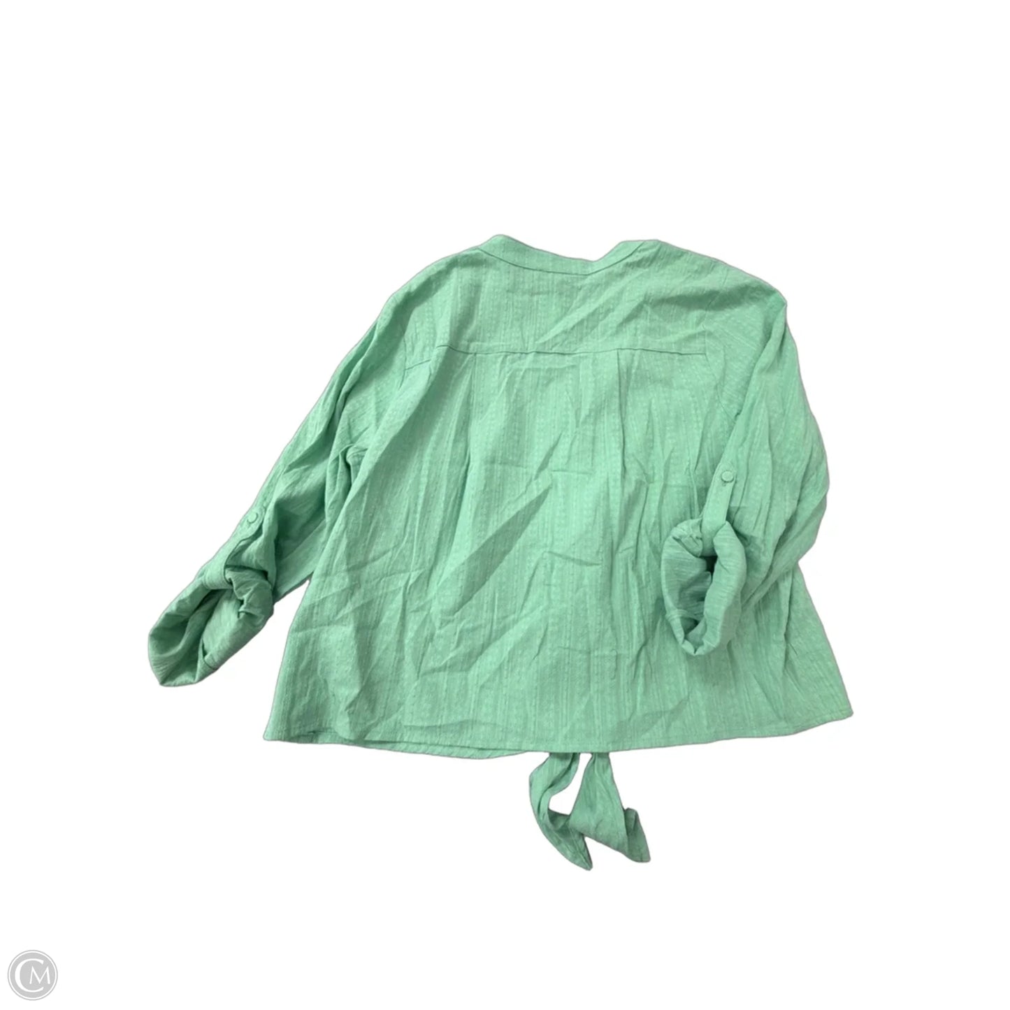 Top Long Sleeve By Lovestitch In Green, Size: M