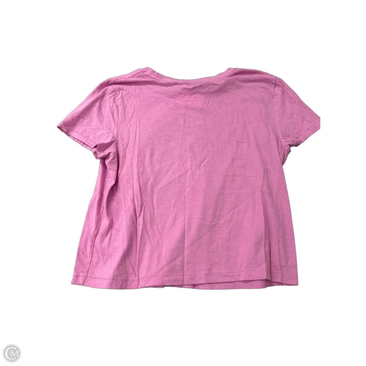 Top Short Sleeve By Universal Thread In Pink, Size: M