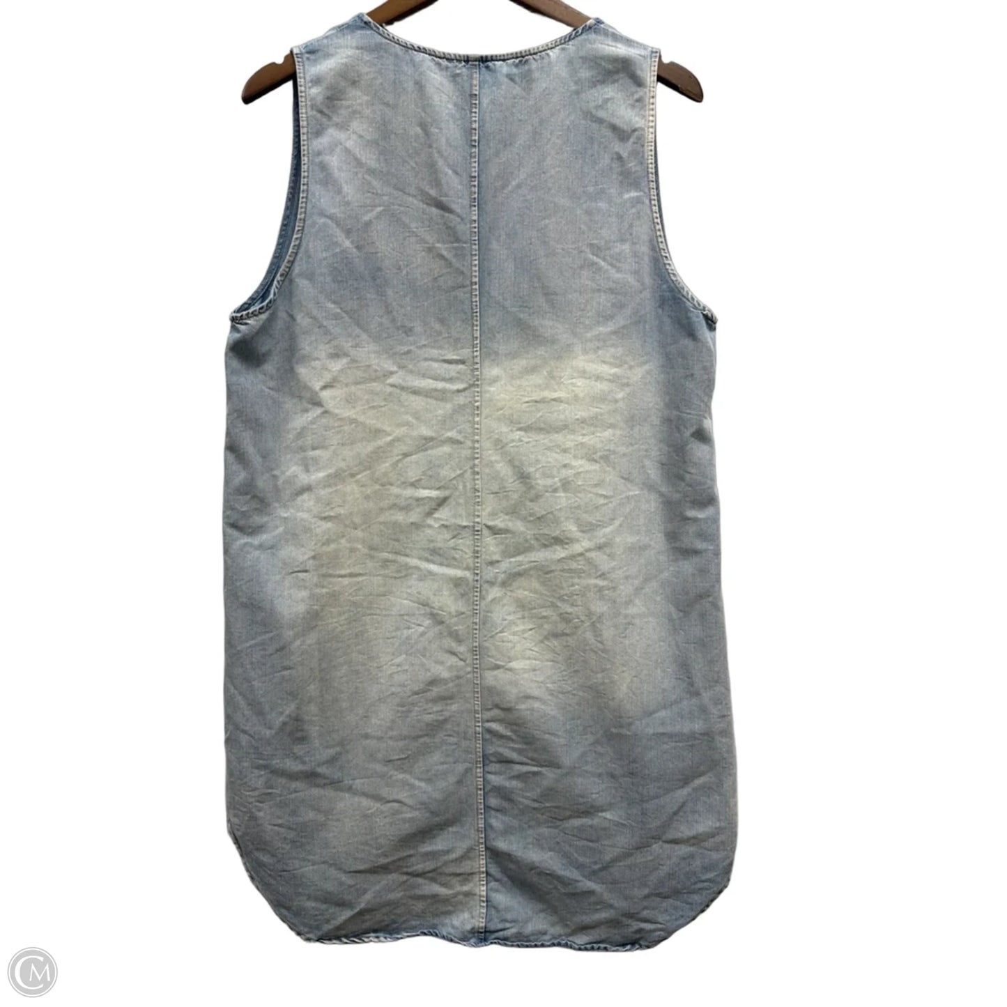 Dress Casual Short By Clothes Mentor In Blue Denim, Size: Xl