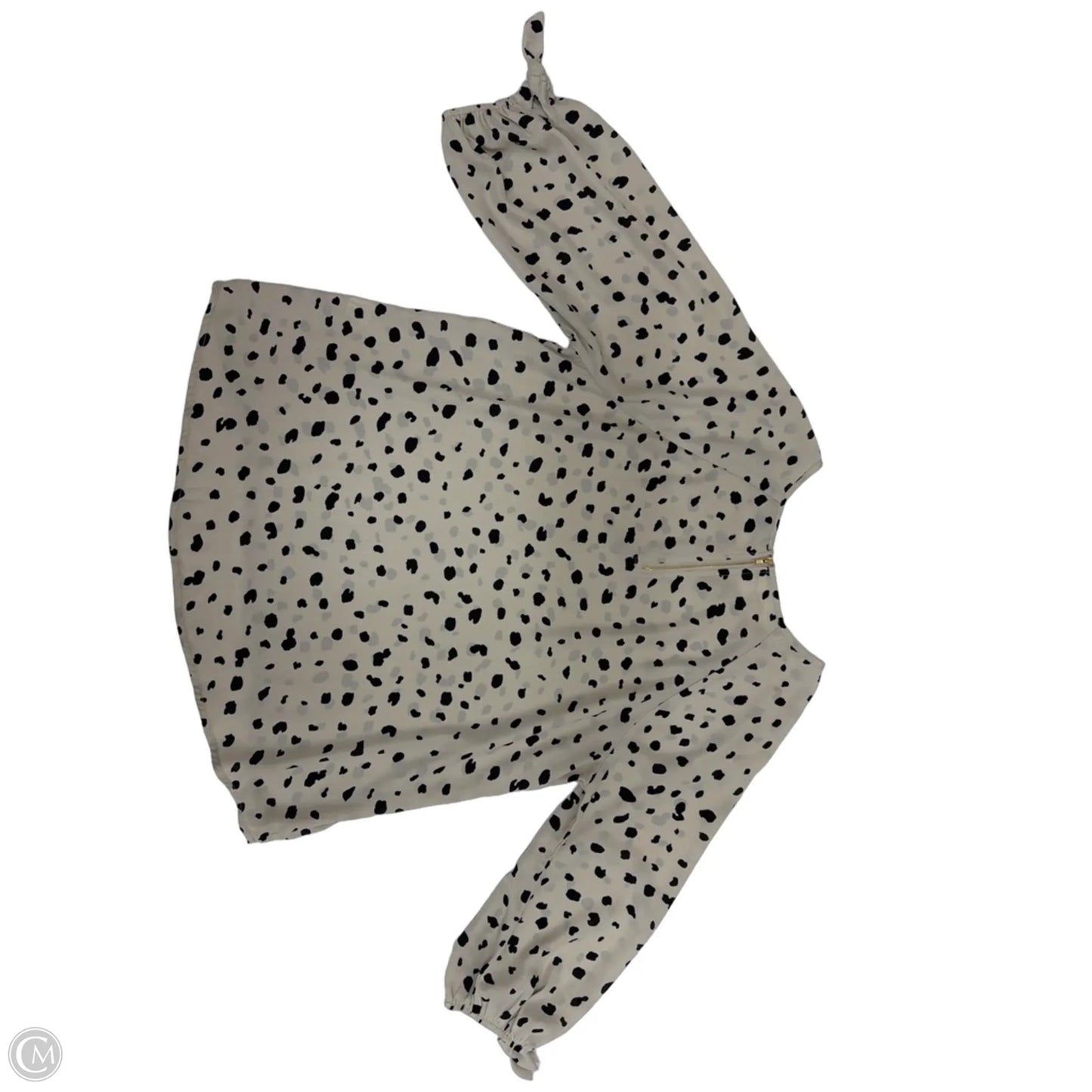 Top Long Sleeve By Papermoon In Animal Print, Size: L
