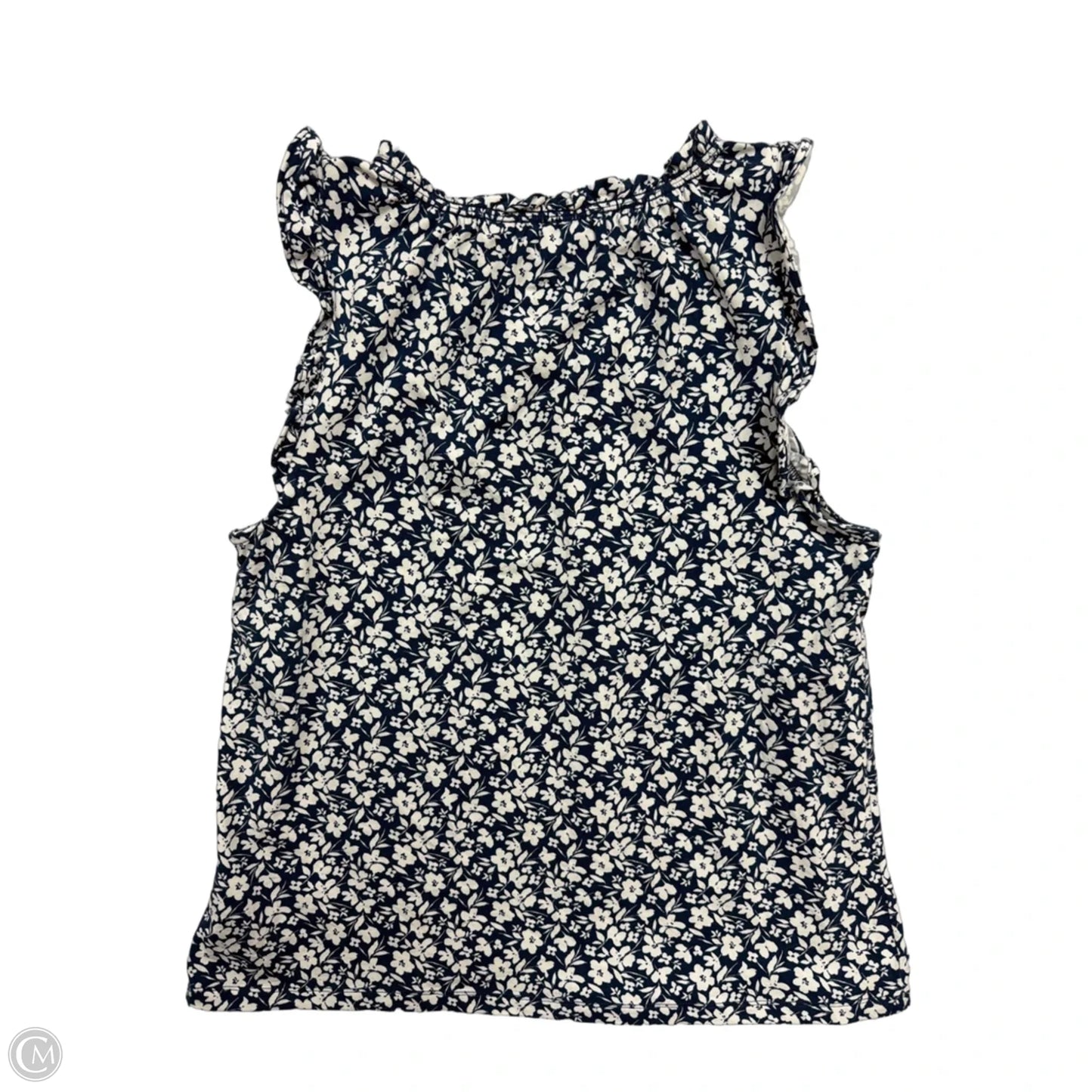 Top Sleeveless By Lc Lauren Conrad In Floral Print, Size: M