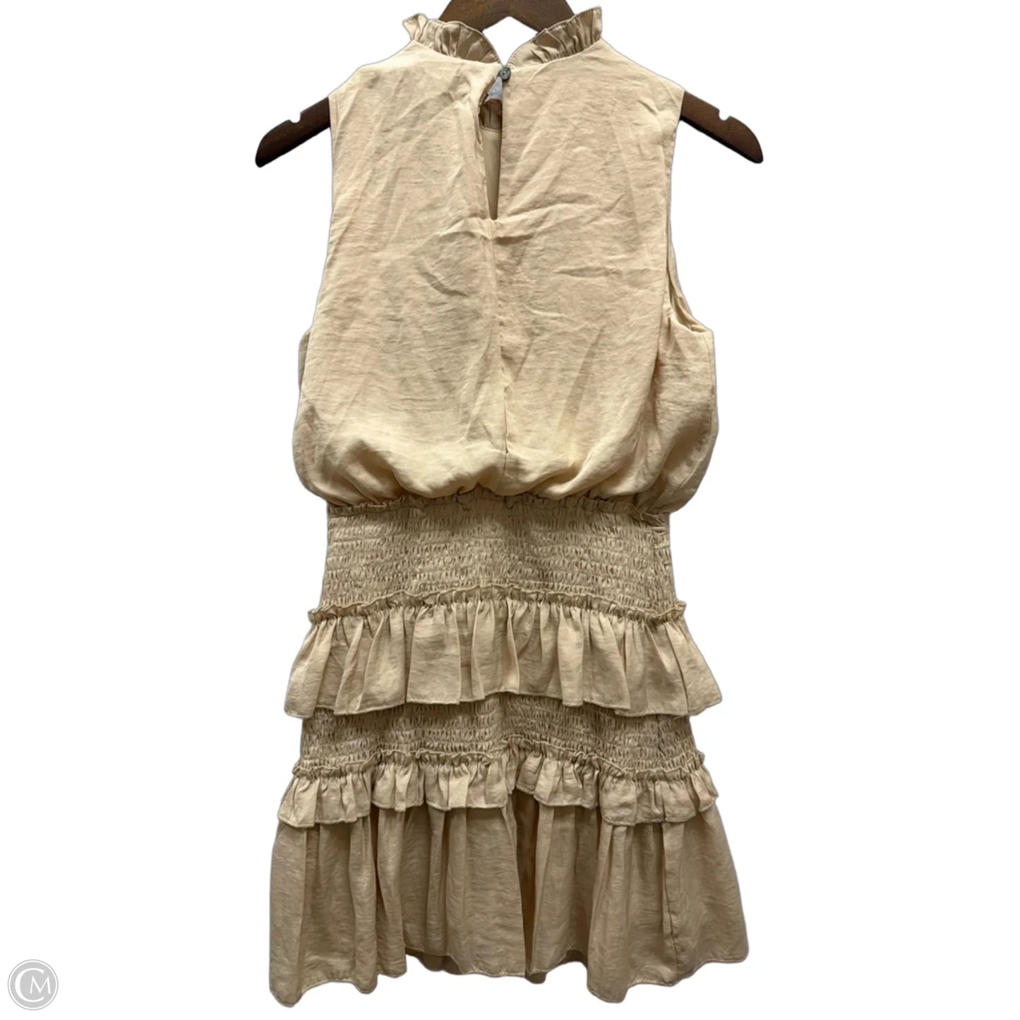 Dress Casual Short By She + Sky In Tan, Size: S