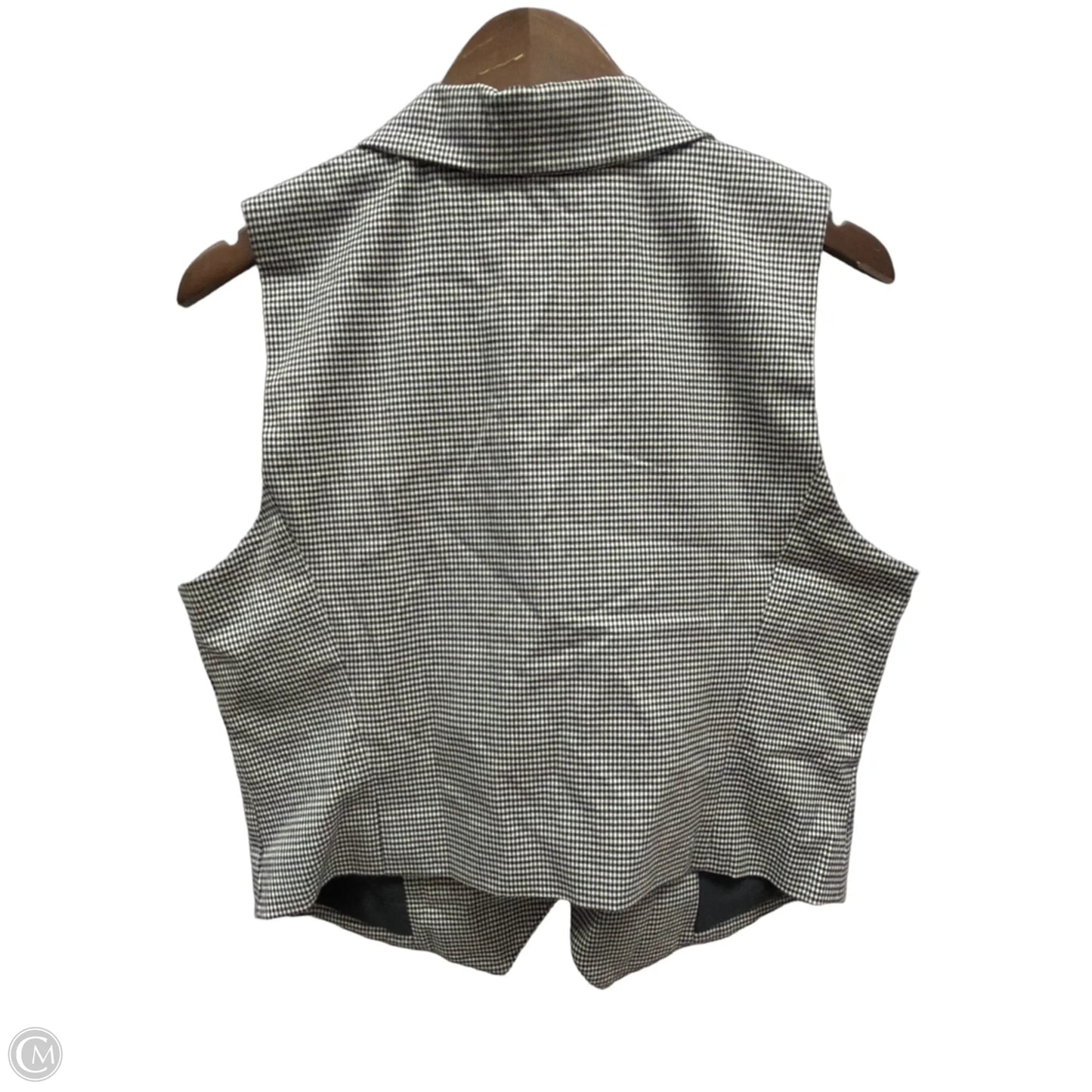 Vest Other By Just Fab In Black & White, Size: Xl