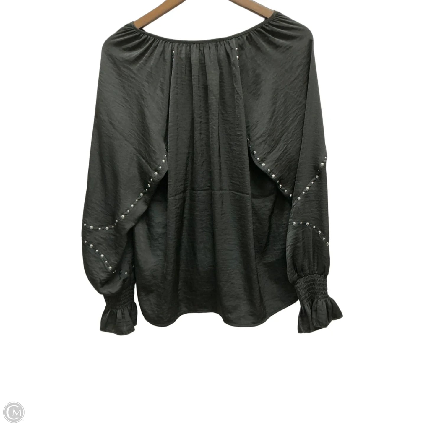 Top Long Sleeve By Vince Camuto In Black, Size: Xl