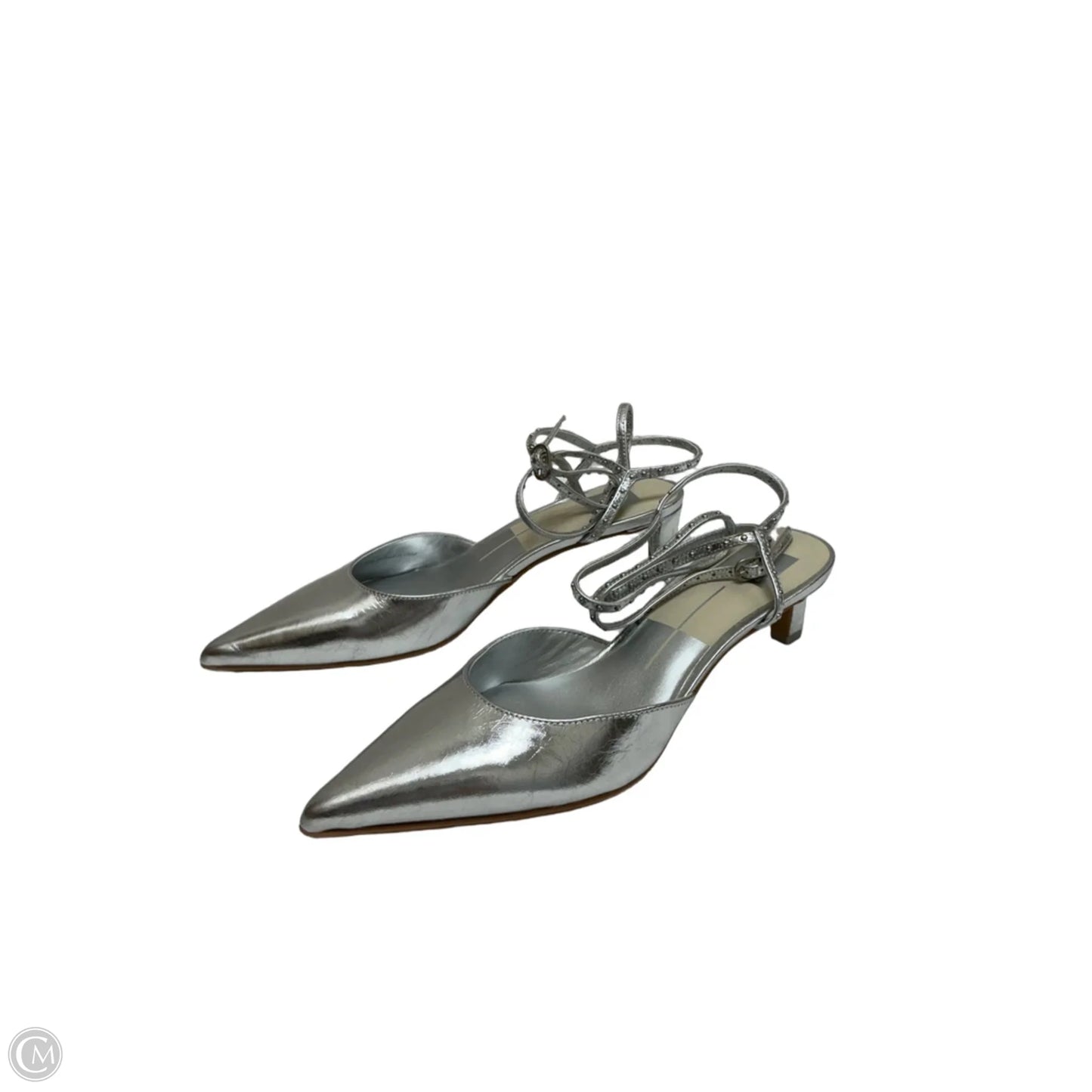Shoes Heels Kitten By Dolce Vita In Silver, Size: 8.5