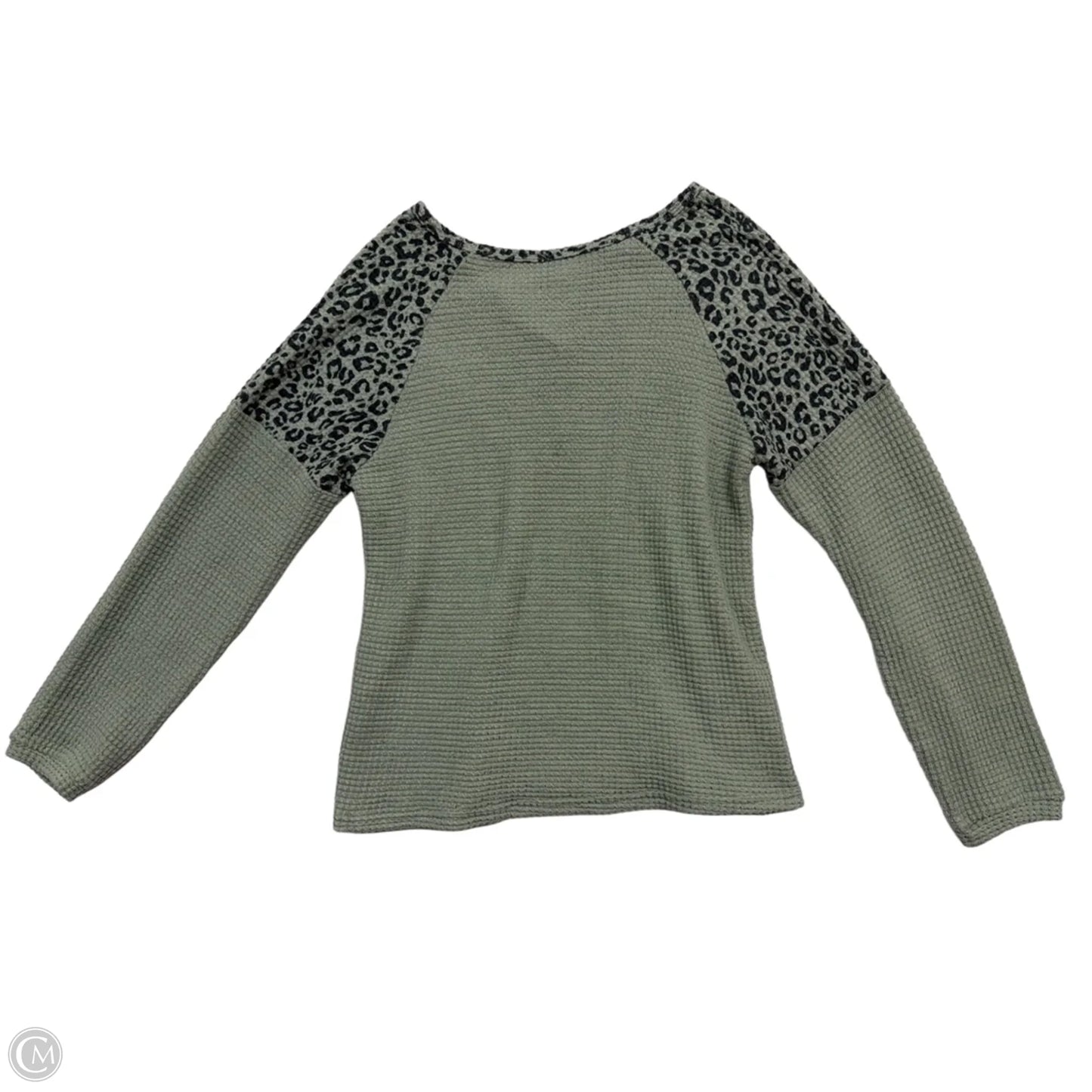 Top Long Sleeve By Clothes Mentor In Green, Size: L