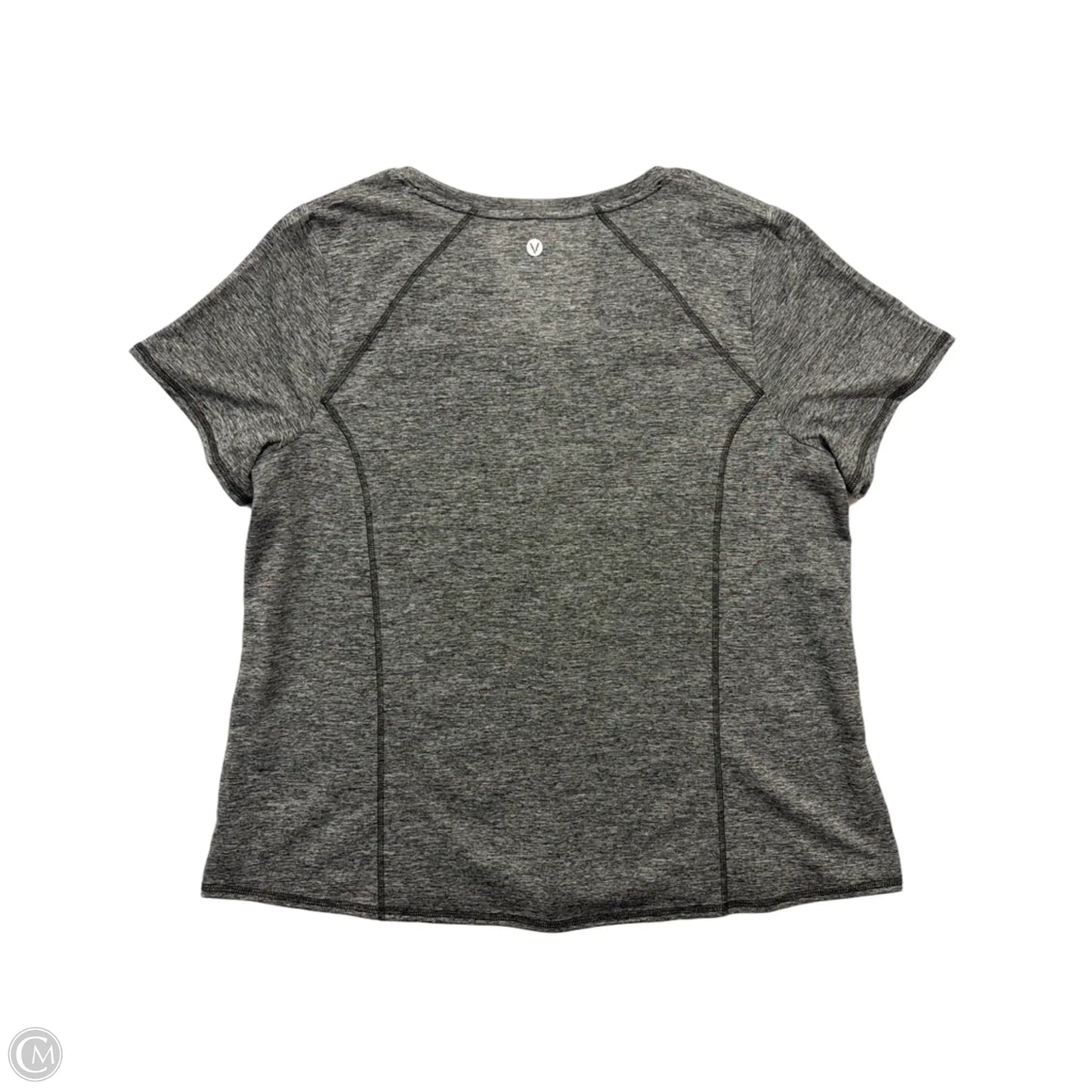 Athletic Top Short Sleeve By Livi Active In Grey, Size: 1x