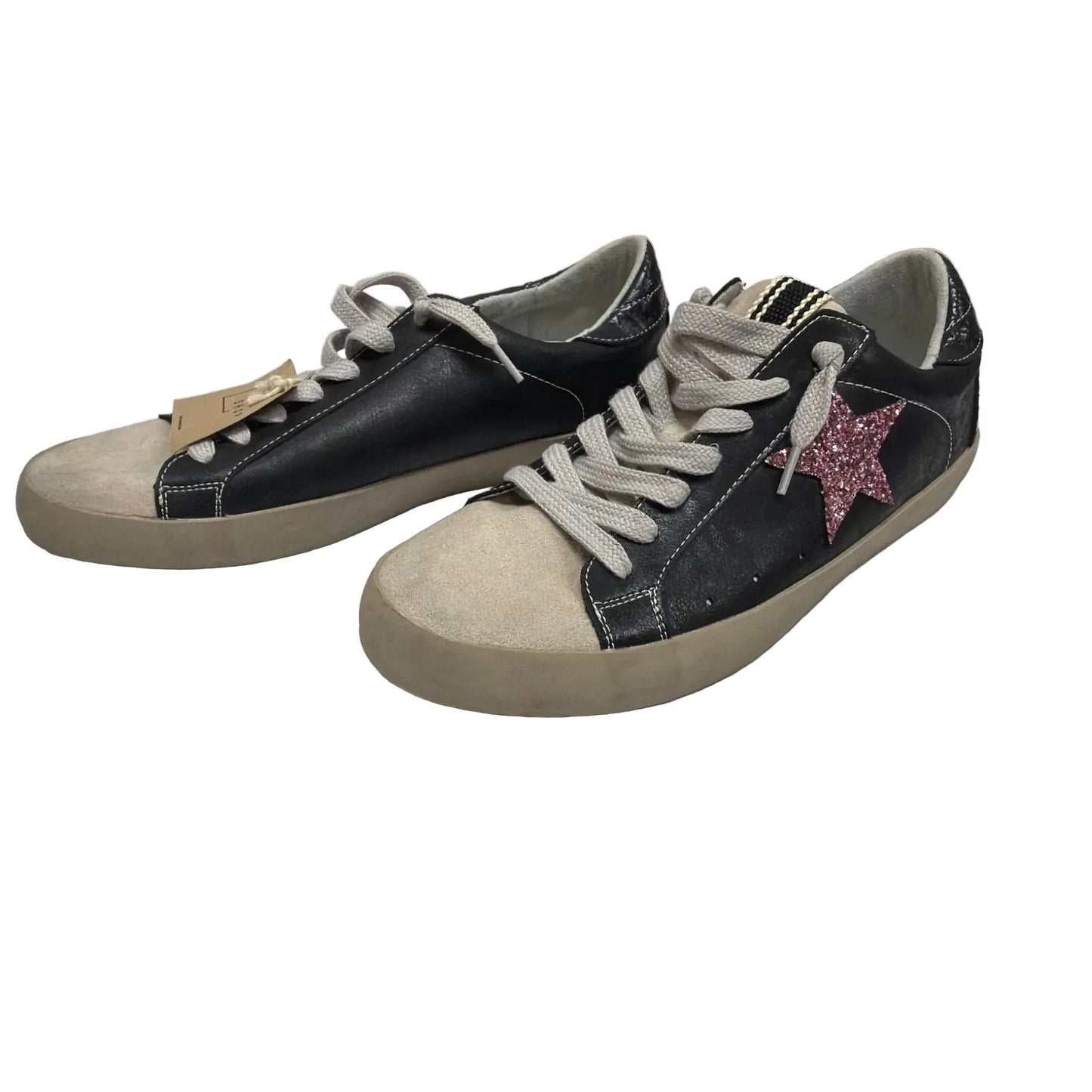 Shoes Sneakers By Shu Shop In Black & Tan, Size: 10