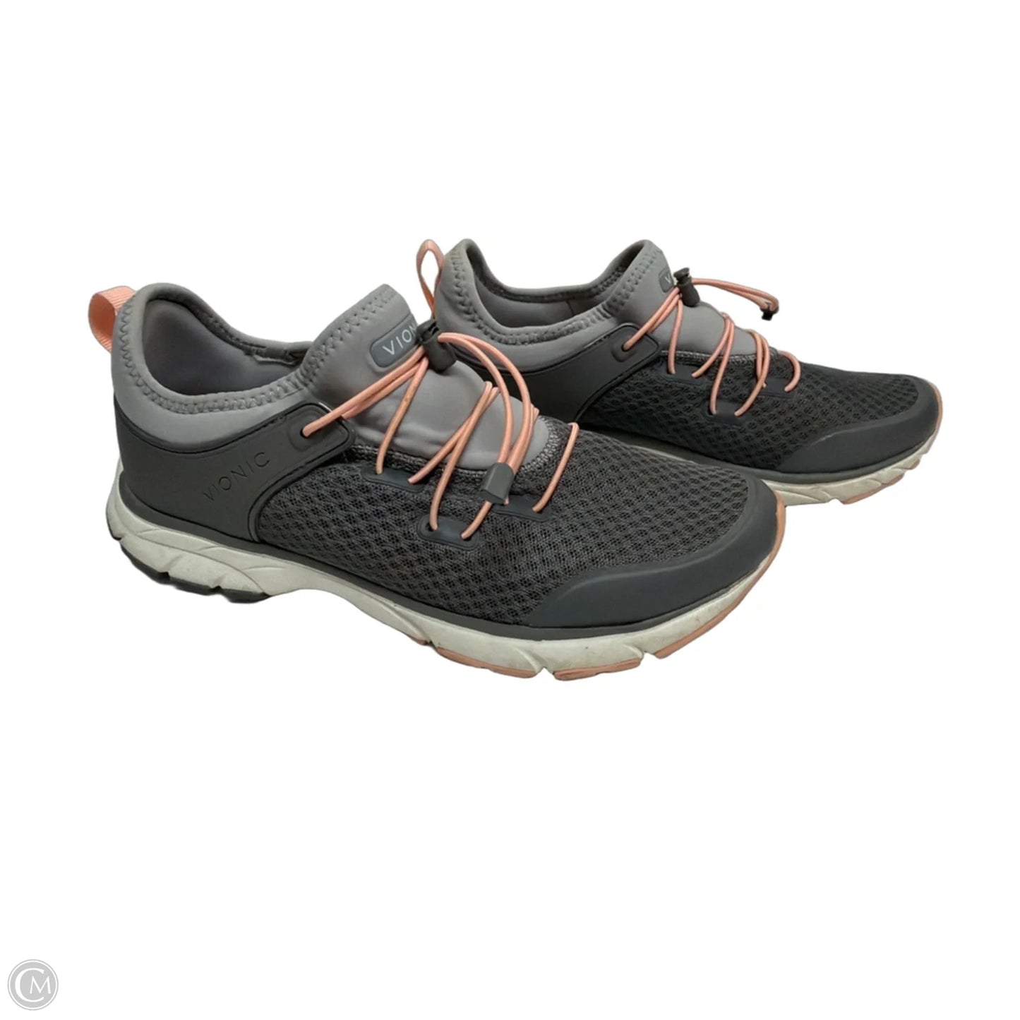 Shoes Athletic By Vionic In Grey & Pink, Size: 8.5