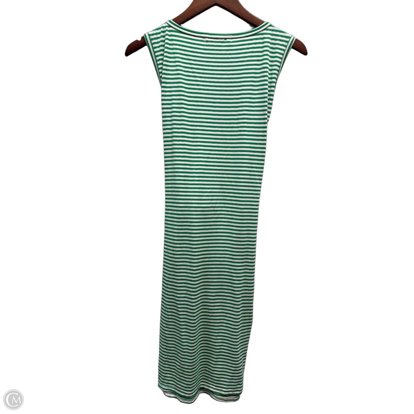 Dress Casual Midi By Merokeety In Striped Pattern, Size: L