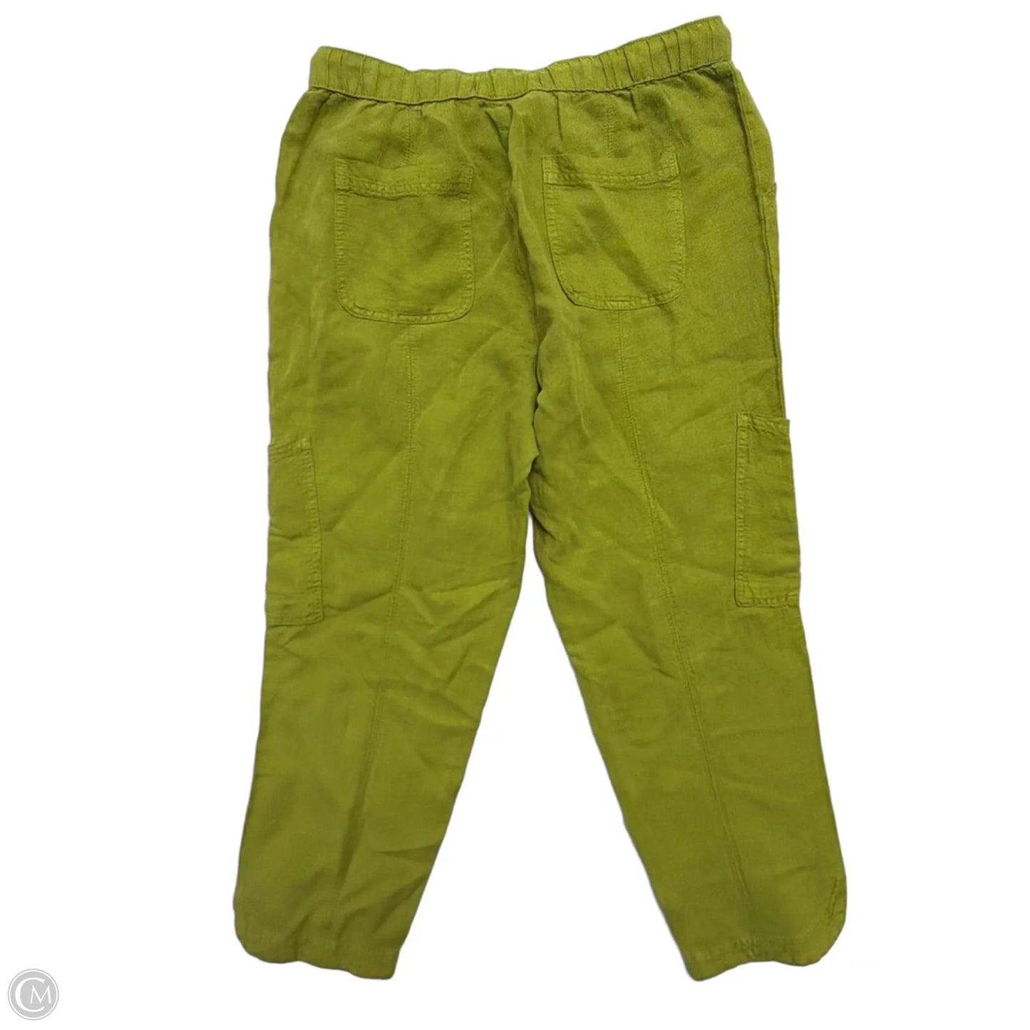 Pants Linen By C And C In Green, Size: M