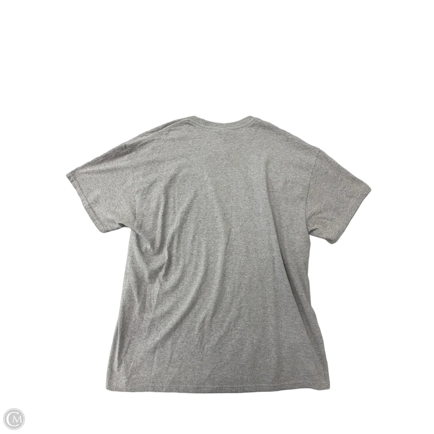 Top Short Sleeve By Gildan In Grey, Size: Xl
