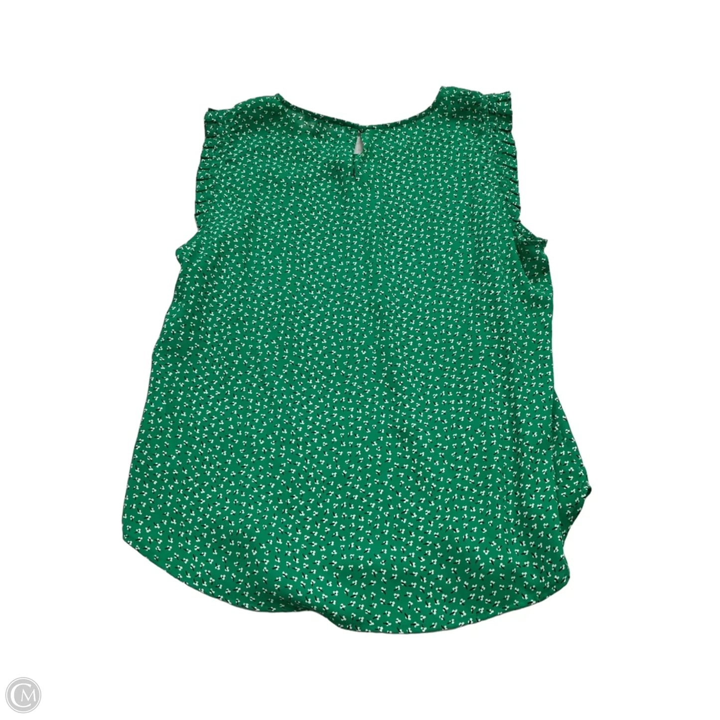 Top Sleeveless By Adrianna Papell In Green, Size: Xl
