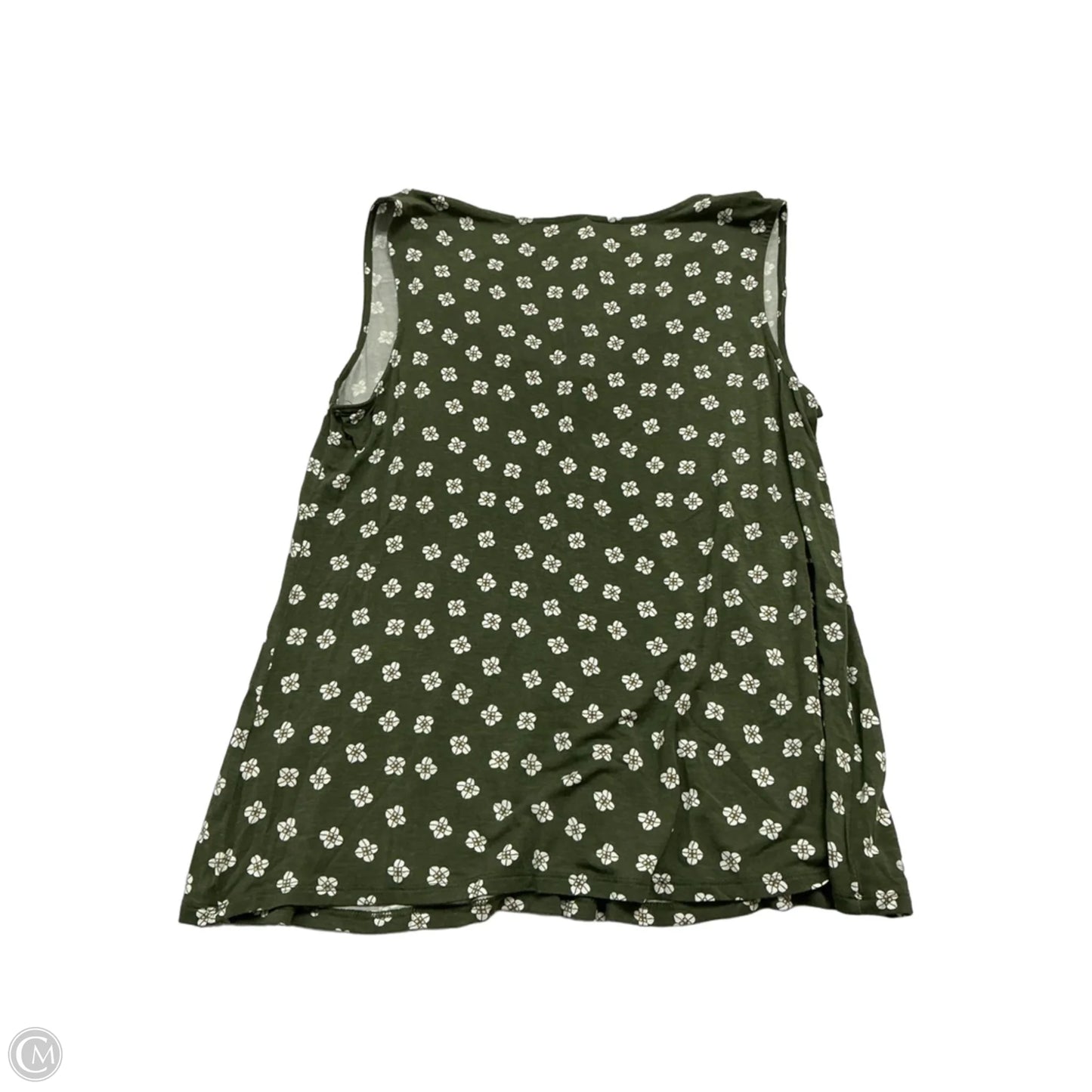 Tank Top By Croft And Barrow In Floral Print, Size: L