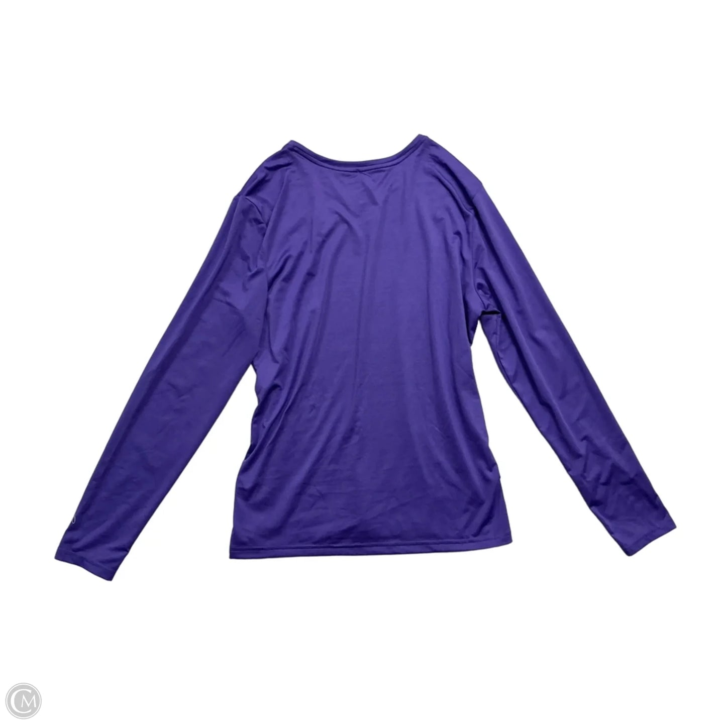 Athletic Top Long Sleeve Crewneck By Clothes Mentor In Purple, Size: L