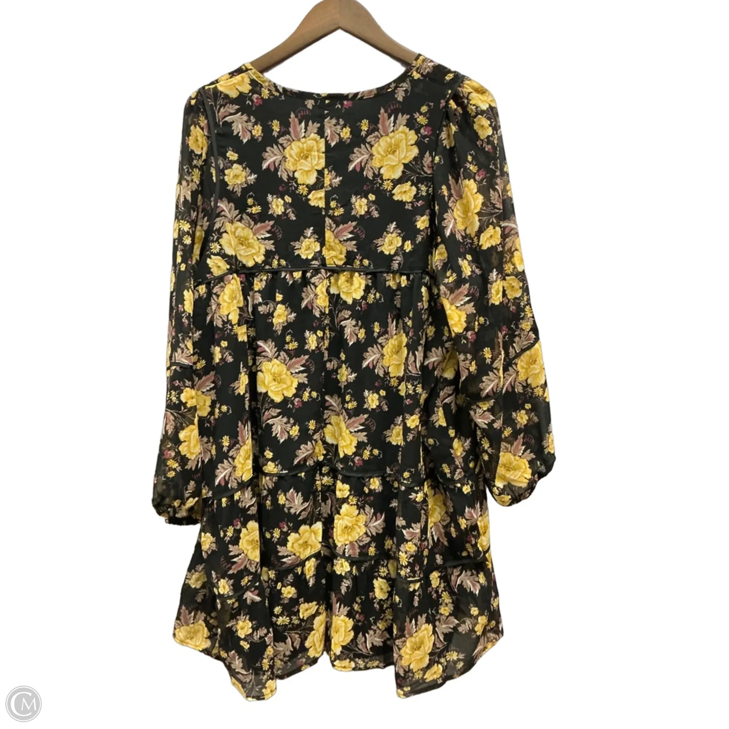 Dress Casual Short By Clothes Mentor In Floral Print, Size: Xl