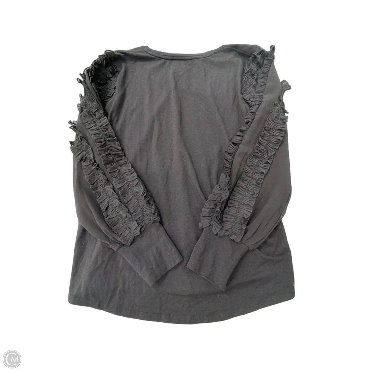 Top Long Sleeve By Chicos In Black, Size: L