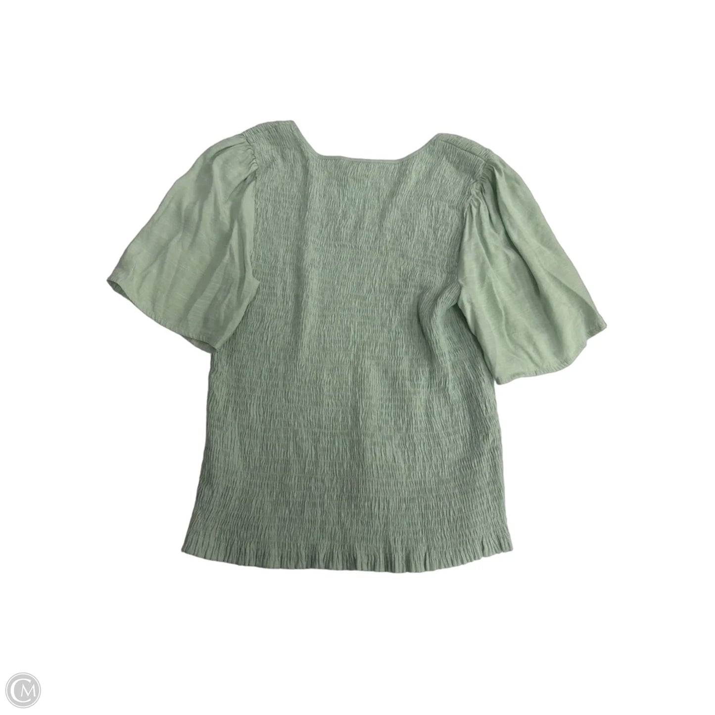 Top Short Sleeve By Nine West Apparel In Green, Size: Xl