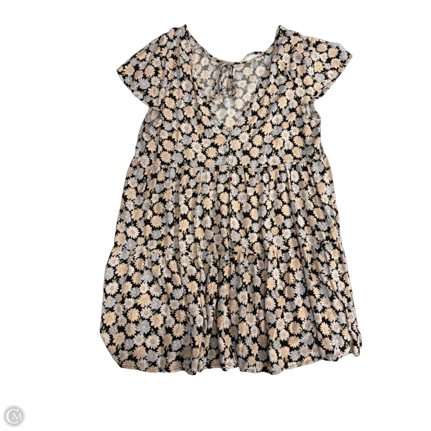 Dress Casual Short By Clothes Mentor In Floral Print, Size: 2x