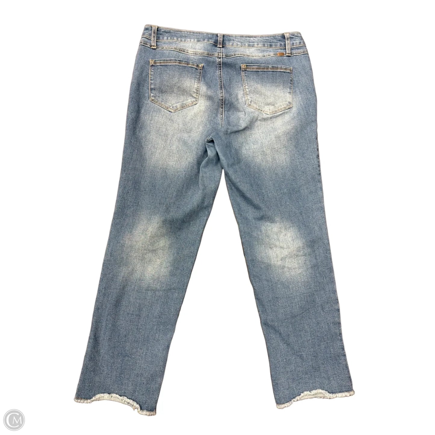 Jeans Straight By 1822 Denim In Blue Denim, Size: 14