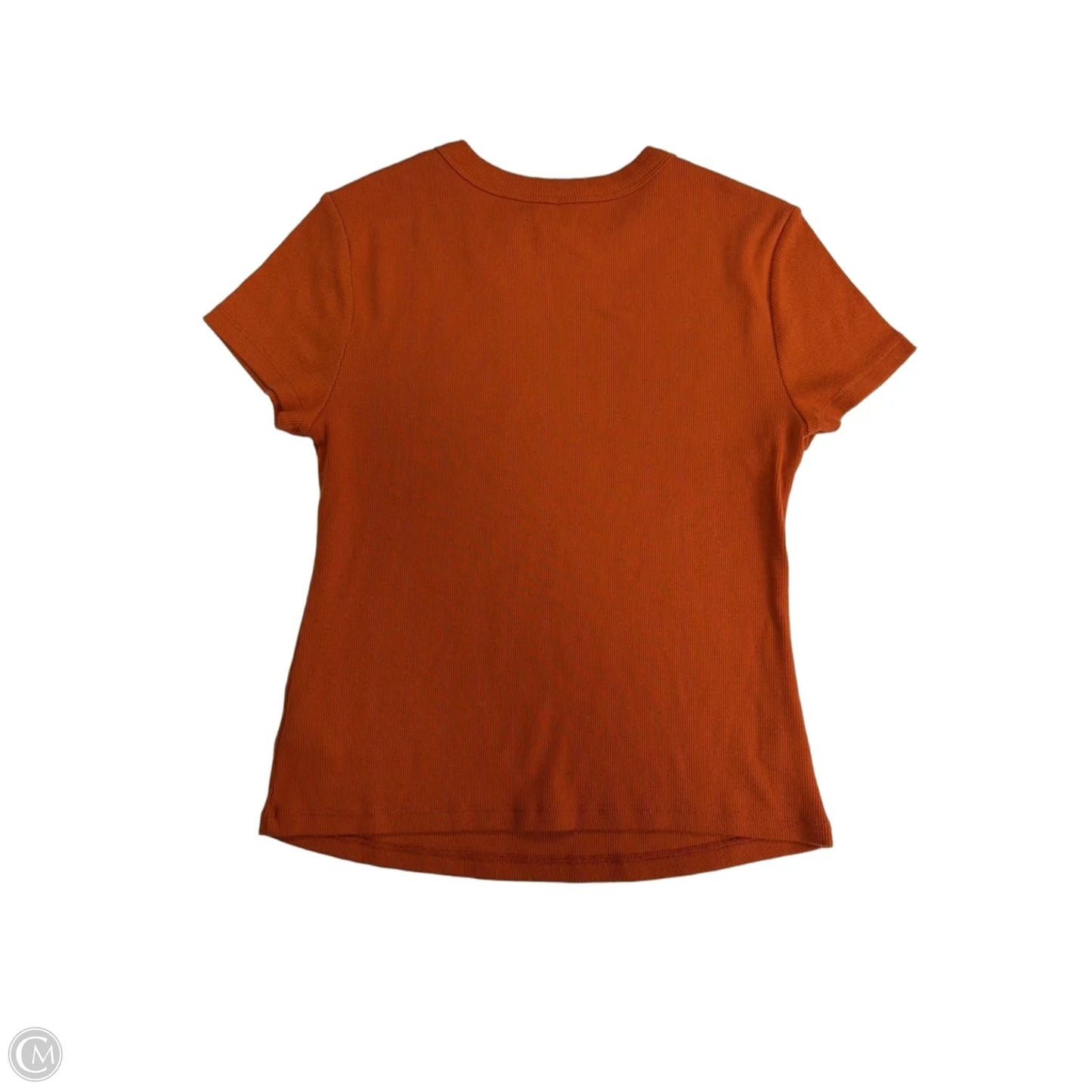 Top Short Sleeve Basic By Old Navy In Orange, Size: M