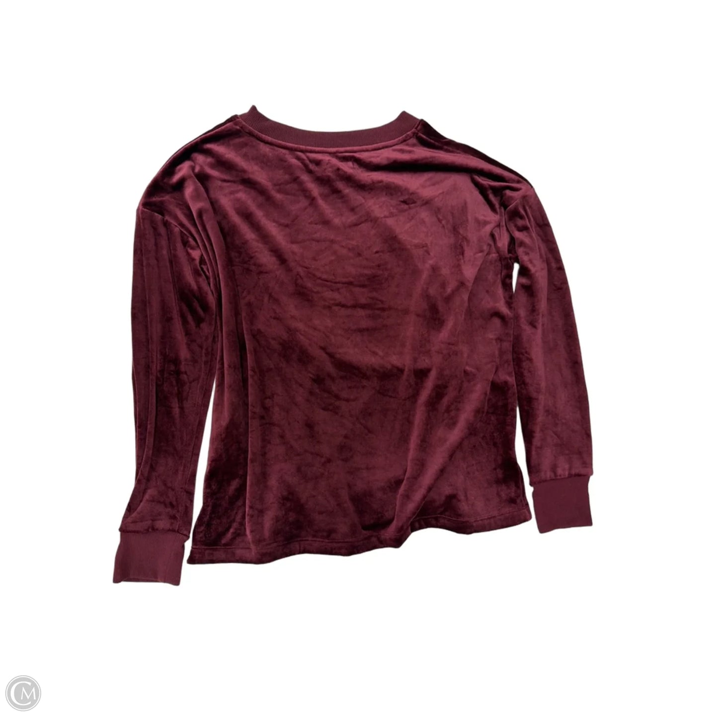 Pants Set 2pc By Donna Karan In Maroon, Size: S