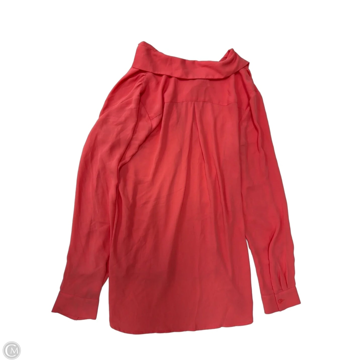 Top Long Sleeve By Ann Taylor In Pink, Size: S