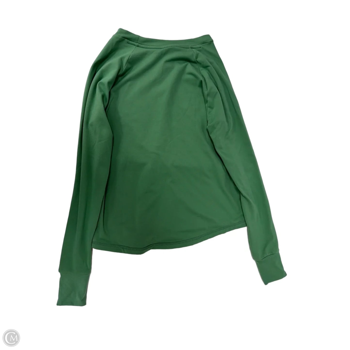 Athletic Top Long Sleeve Crewneck By Members Mark In Green, Size: Xs