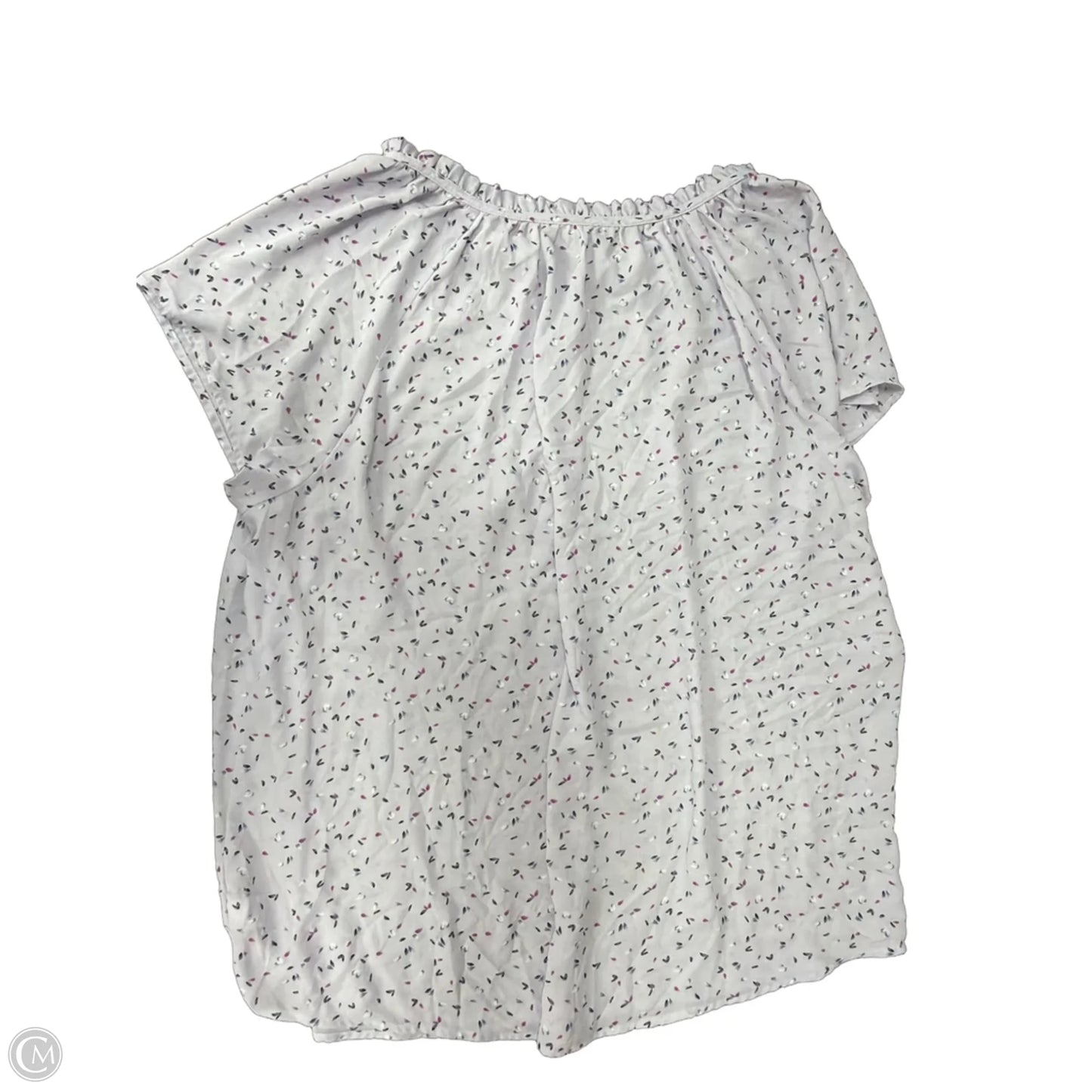 Top Short Sleeve By Croft And Barrow In Purple, Size: 3x