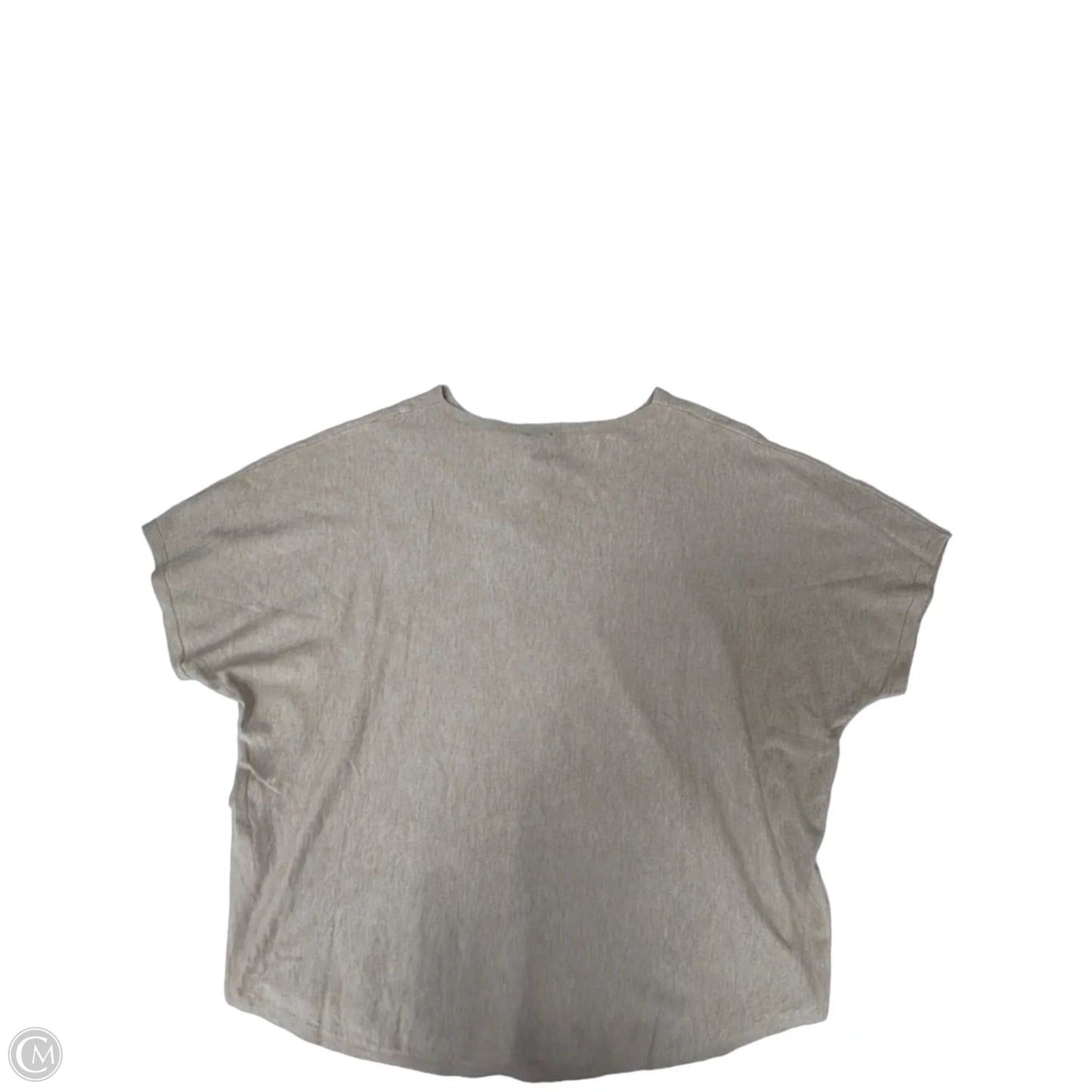 Top Short Sleeve By Aaeda In Tan, Size: 2x