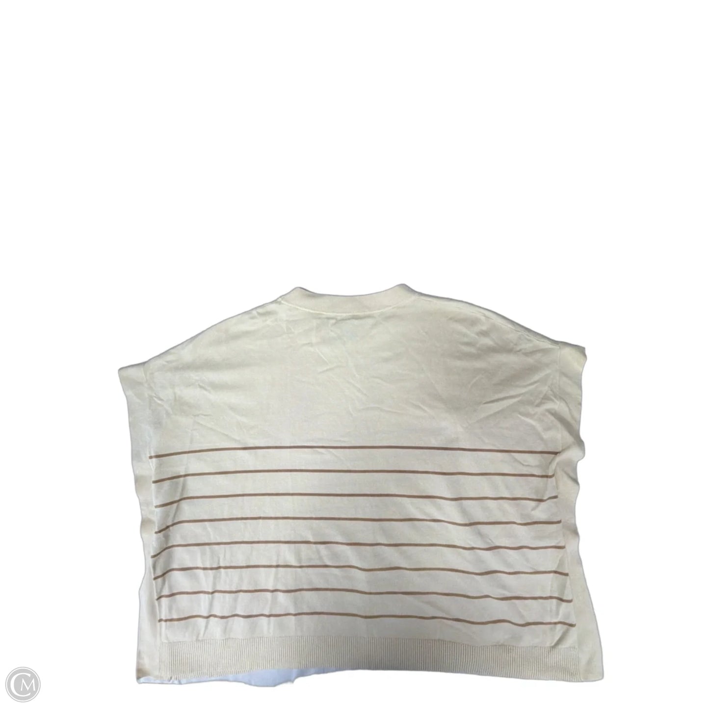 Top Short Sleeve By Clothes Mentor In Striped Pattern, Size: 1x