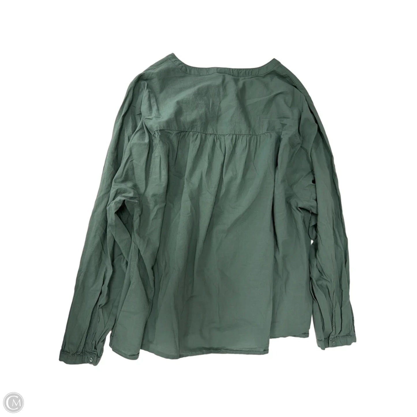 Top Long Sleeve By Torrid In Green, Size: 3x