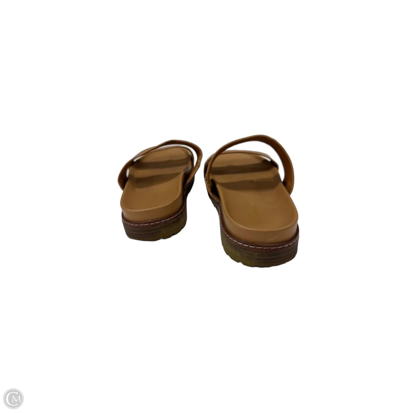 Sandals Flats By Cushionaire In Tan, Size: 9