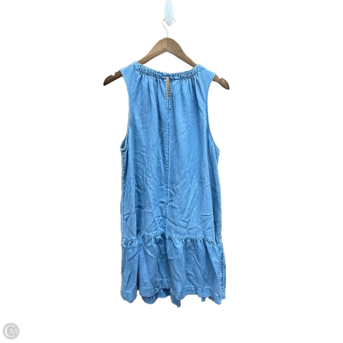 Dress Casual Short By Loft In Blue Denim, Size: Xl