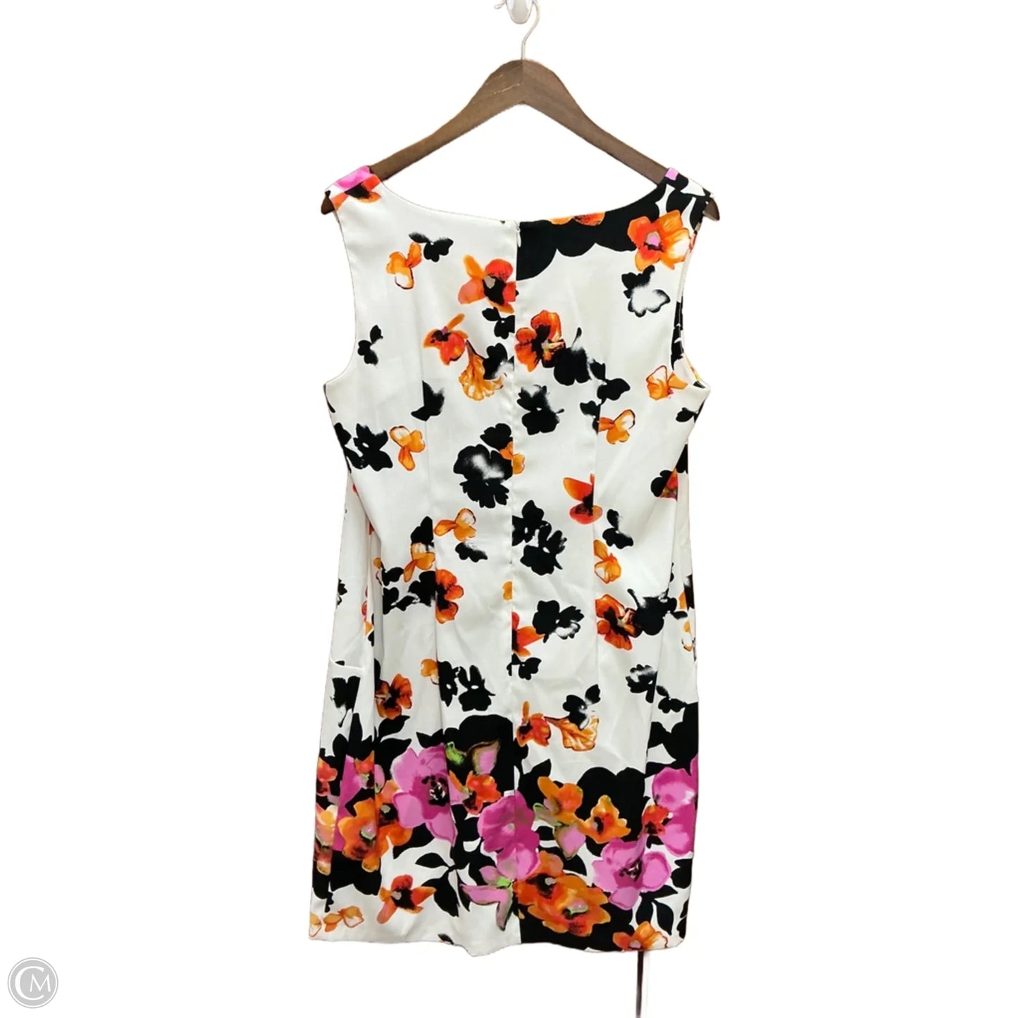 Dress Casual Short By Dressbarn In Floral Print, Size: Xl