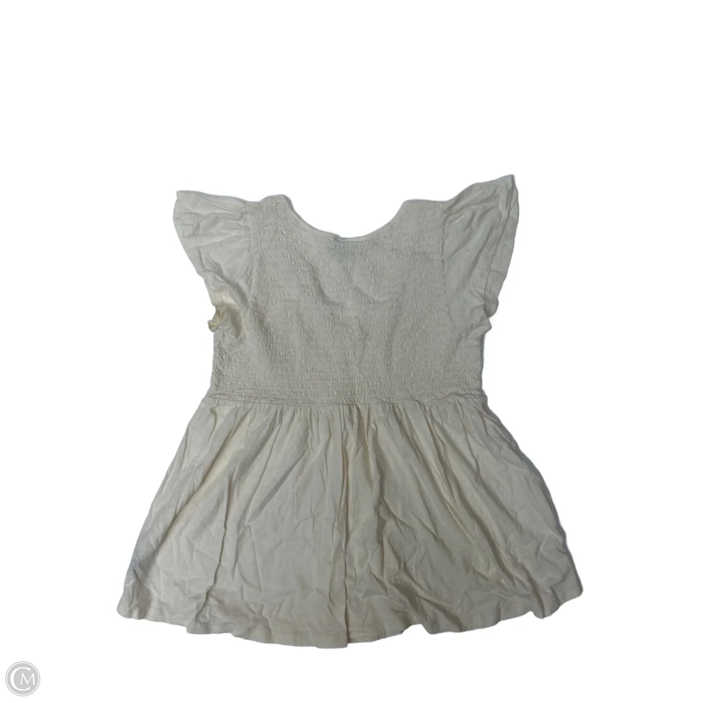 Top Short Sleeve By Torrid In Cream, Size: 2x