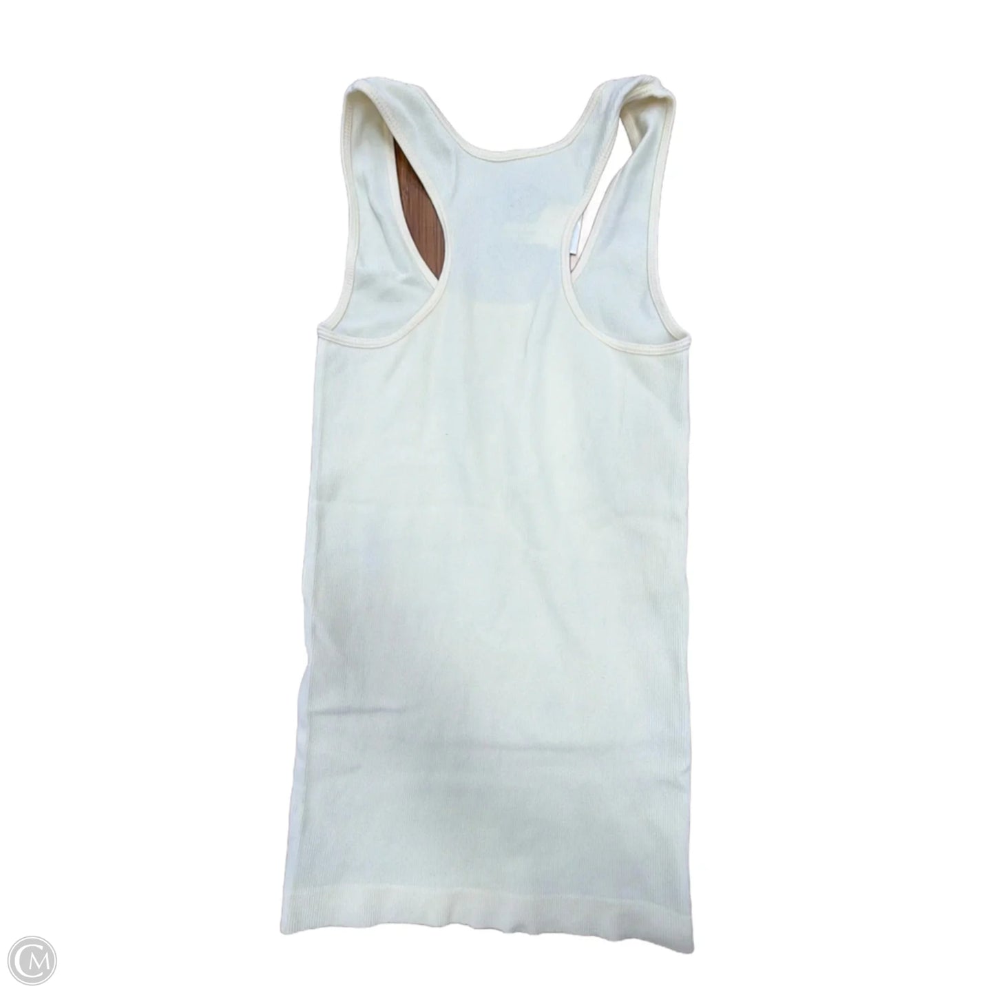 Tank Top By Clothes Mentor In Cream, Size: Osfm