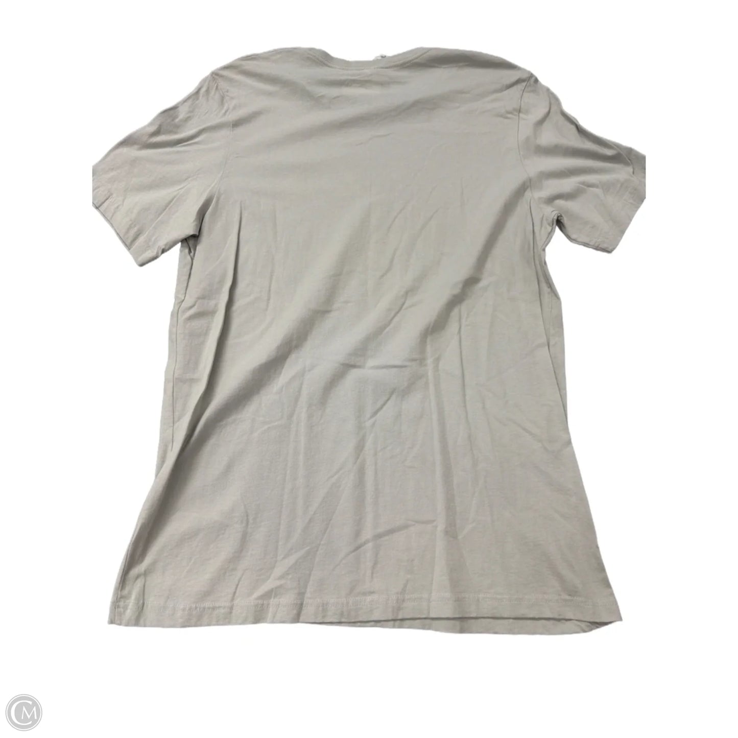 Top Short Sleeve By Bella + Canvas In Grey, Size: Xl