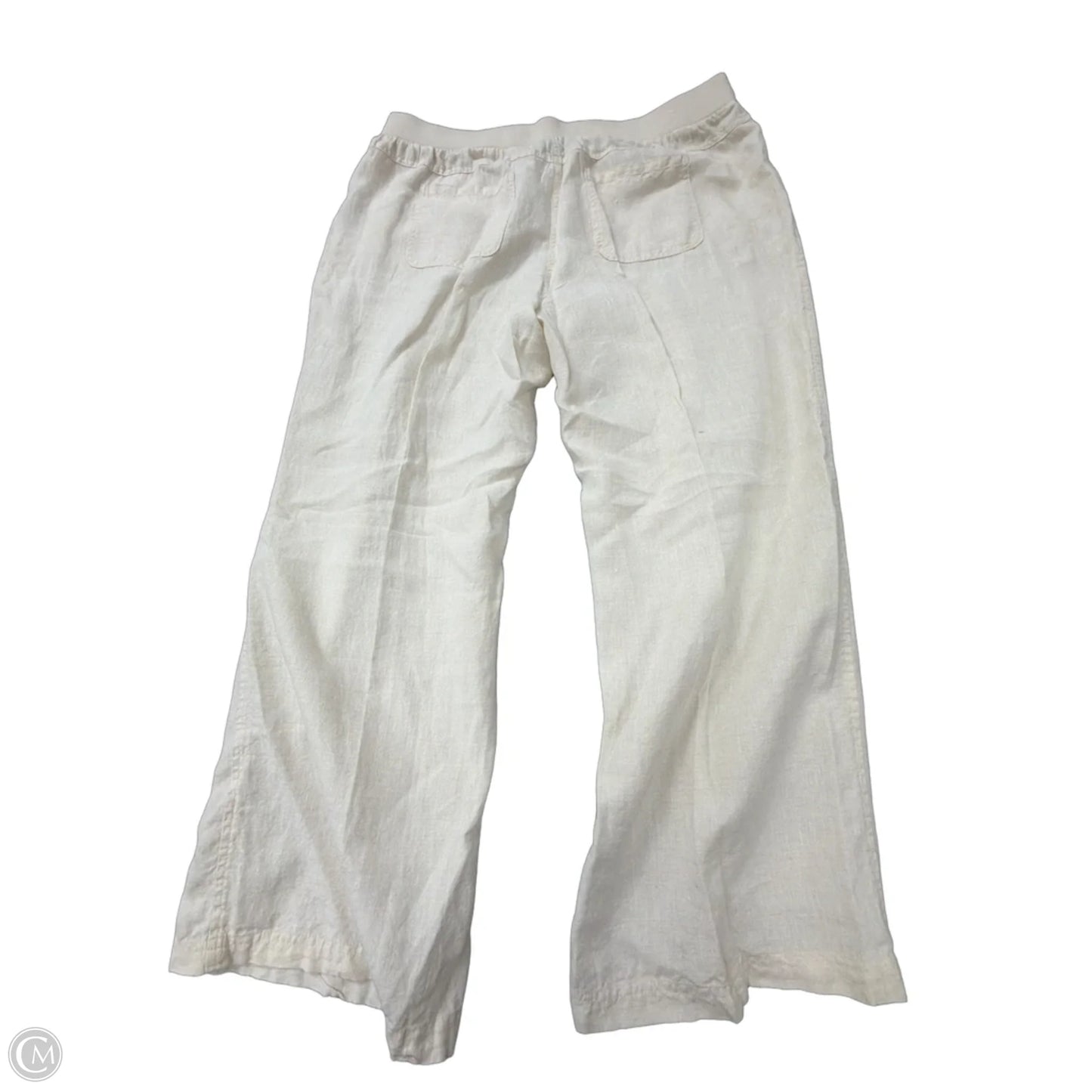 Pants Linen By Style And Company In Cream, Size: 22