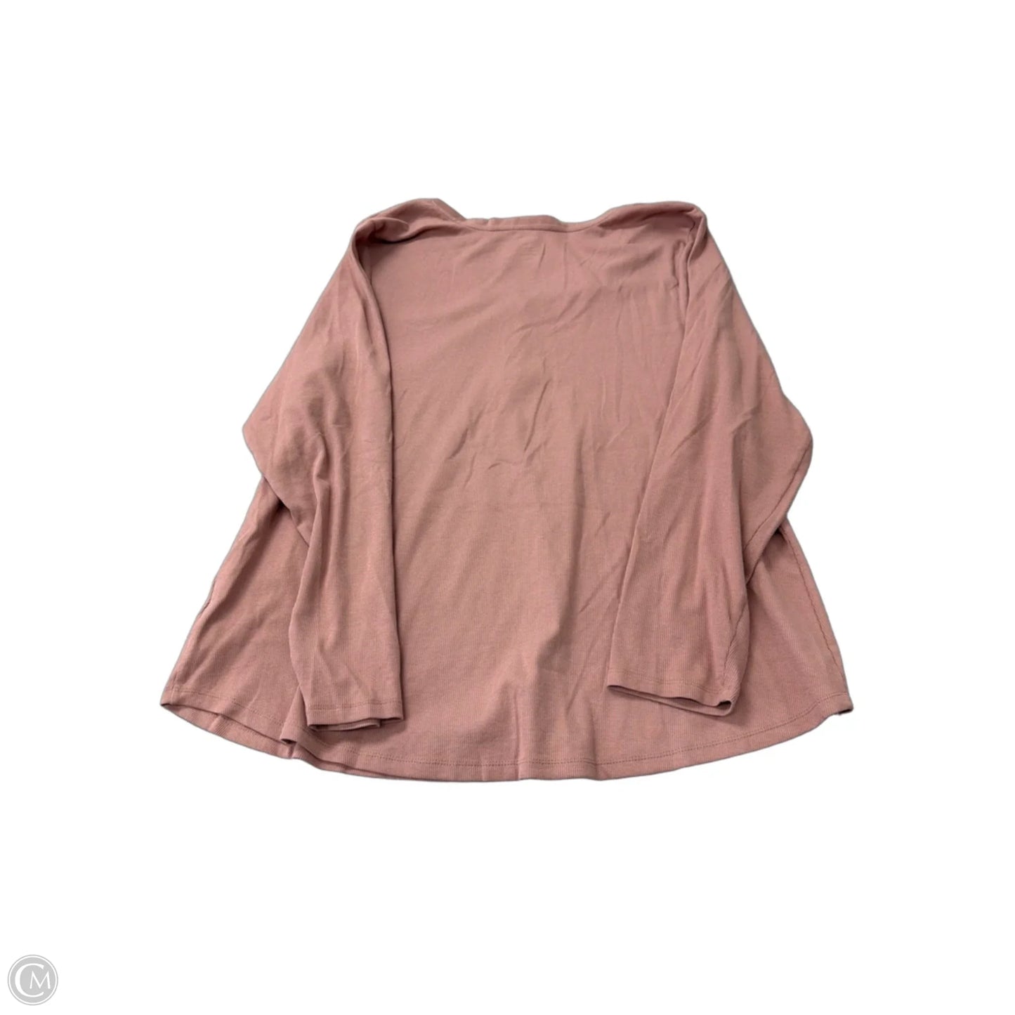 Top Long Sleeve By Sonoma In Pink, Size: 3x