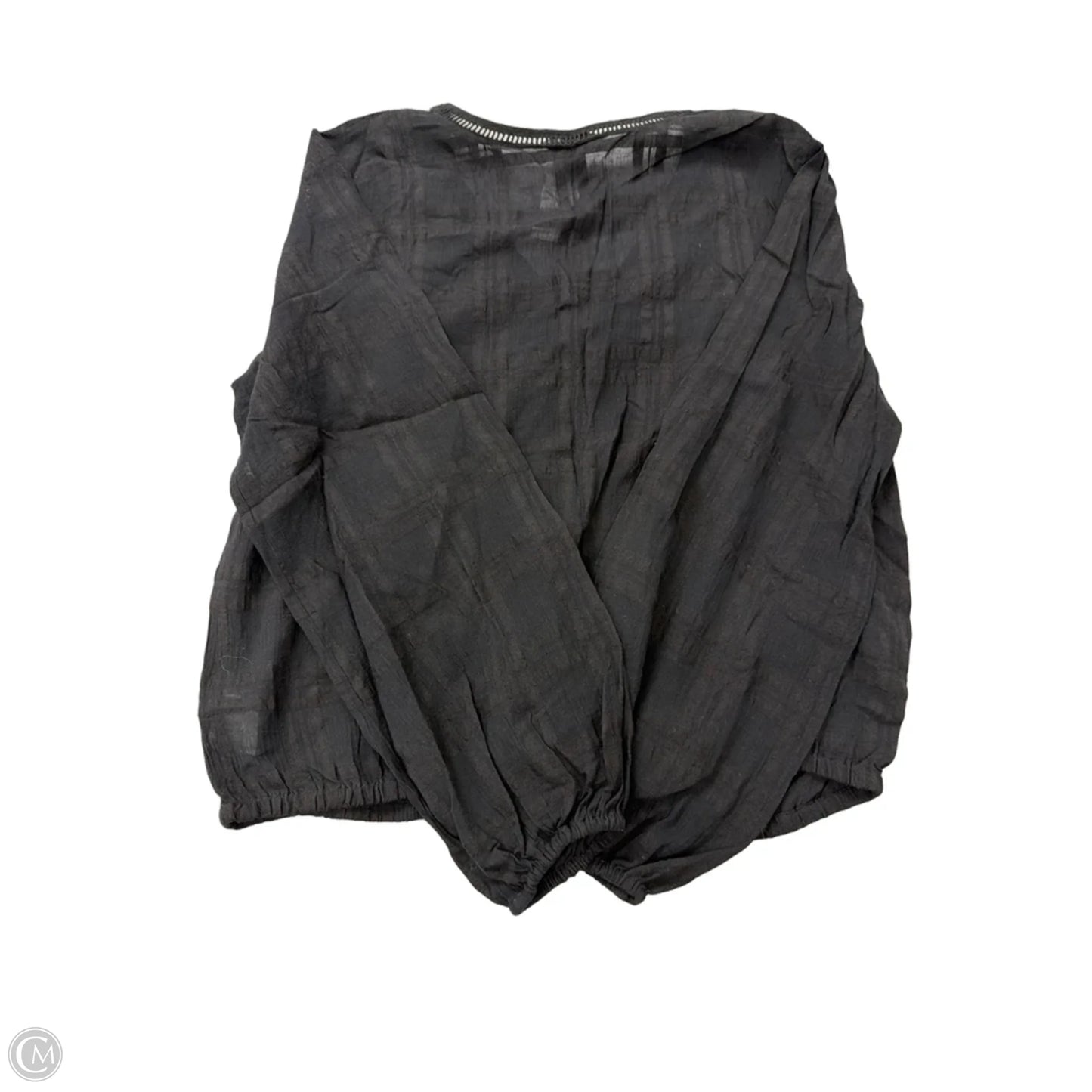 Top Long Sleeve By Express In Black, Size: L